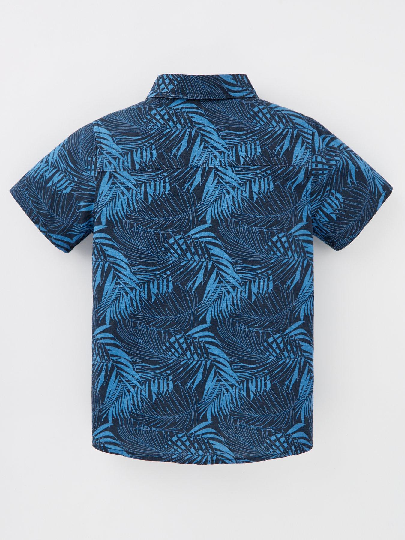 v-by-very-boys-woven-navy-hibiscus-printed-shirtback