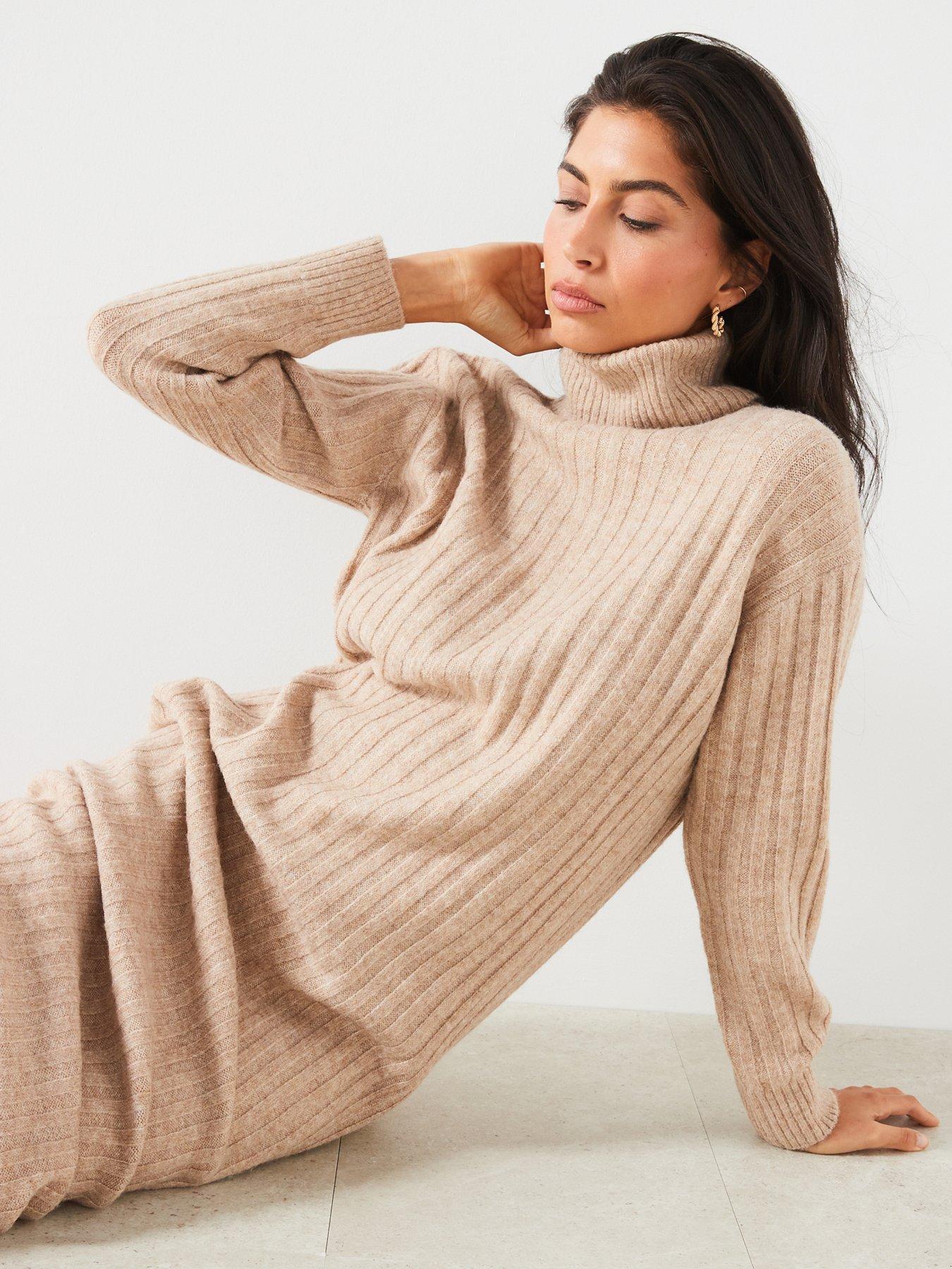 mango-high-neck-midi-jumper-dressdetail