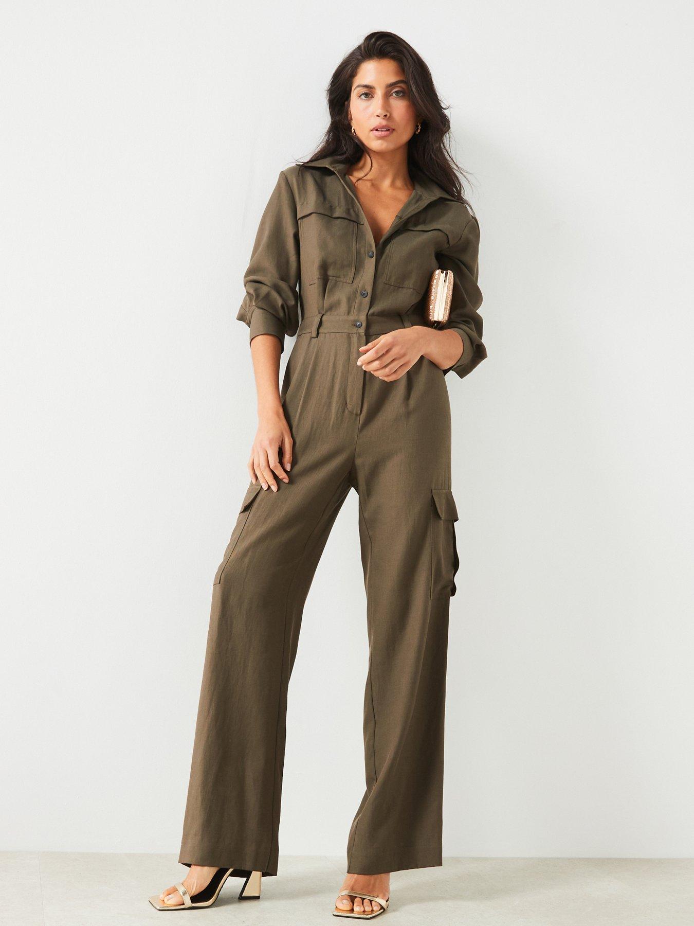 Mango + Cotton culotte jumpsuit