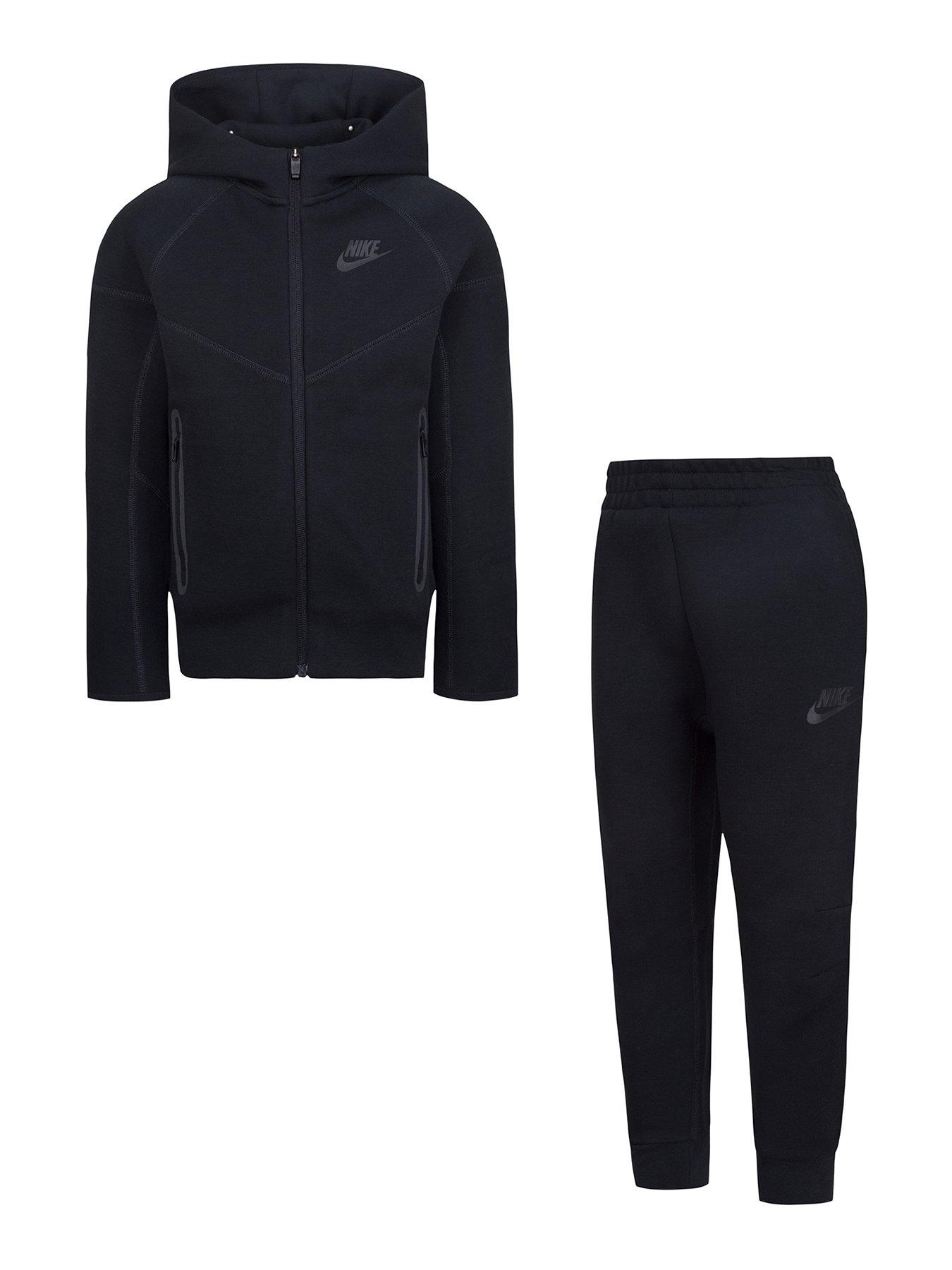 Childrens black tracksuit on sale