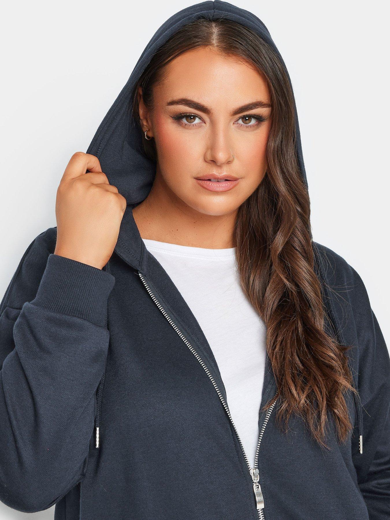 yours-yours-longline-zip-thru-hoodie-navyoutfit