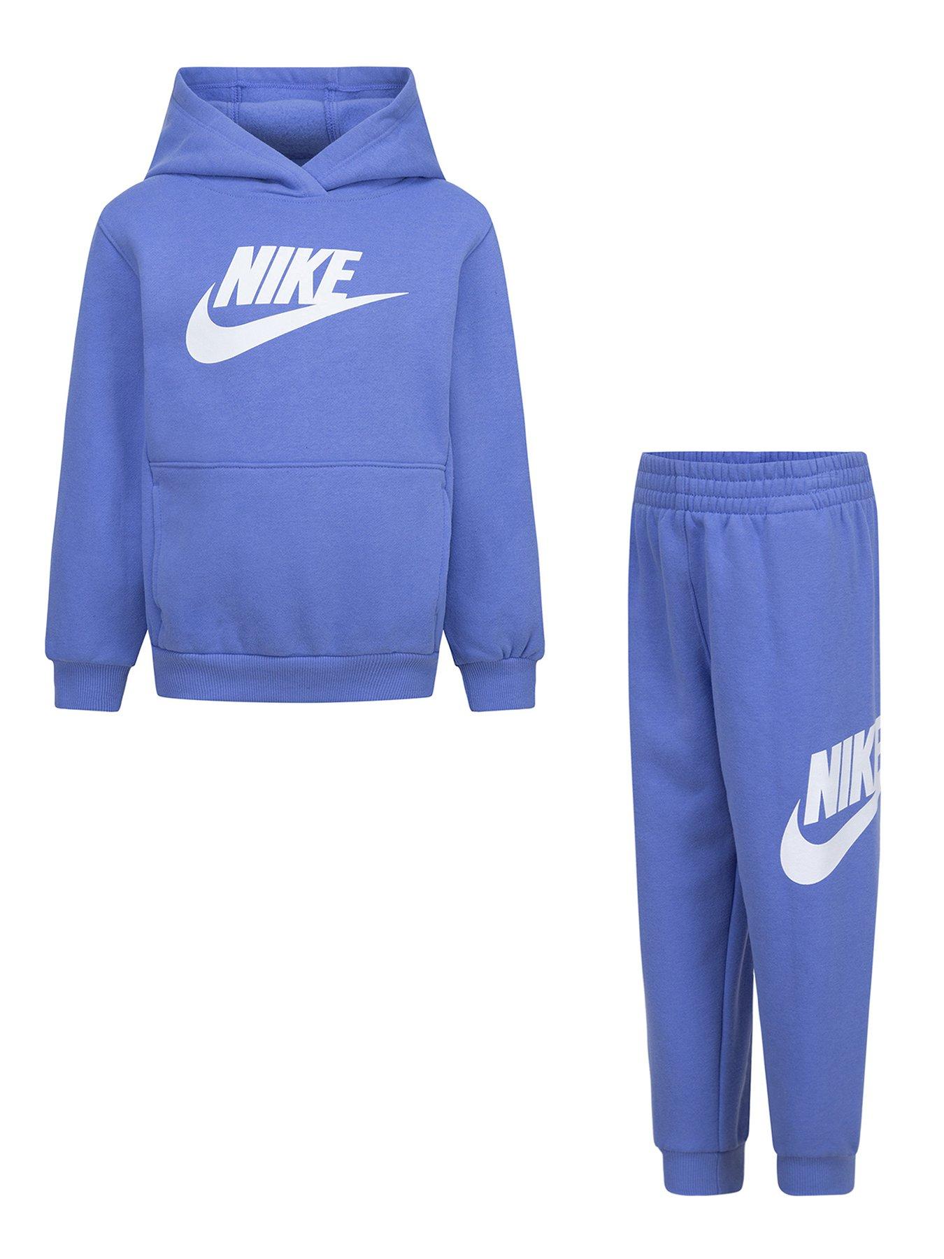 Nike joggers top light blue