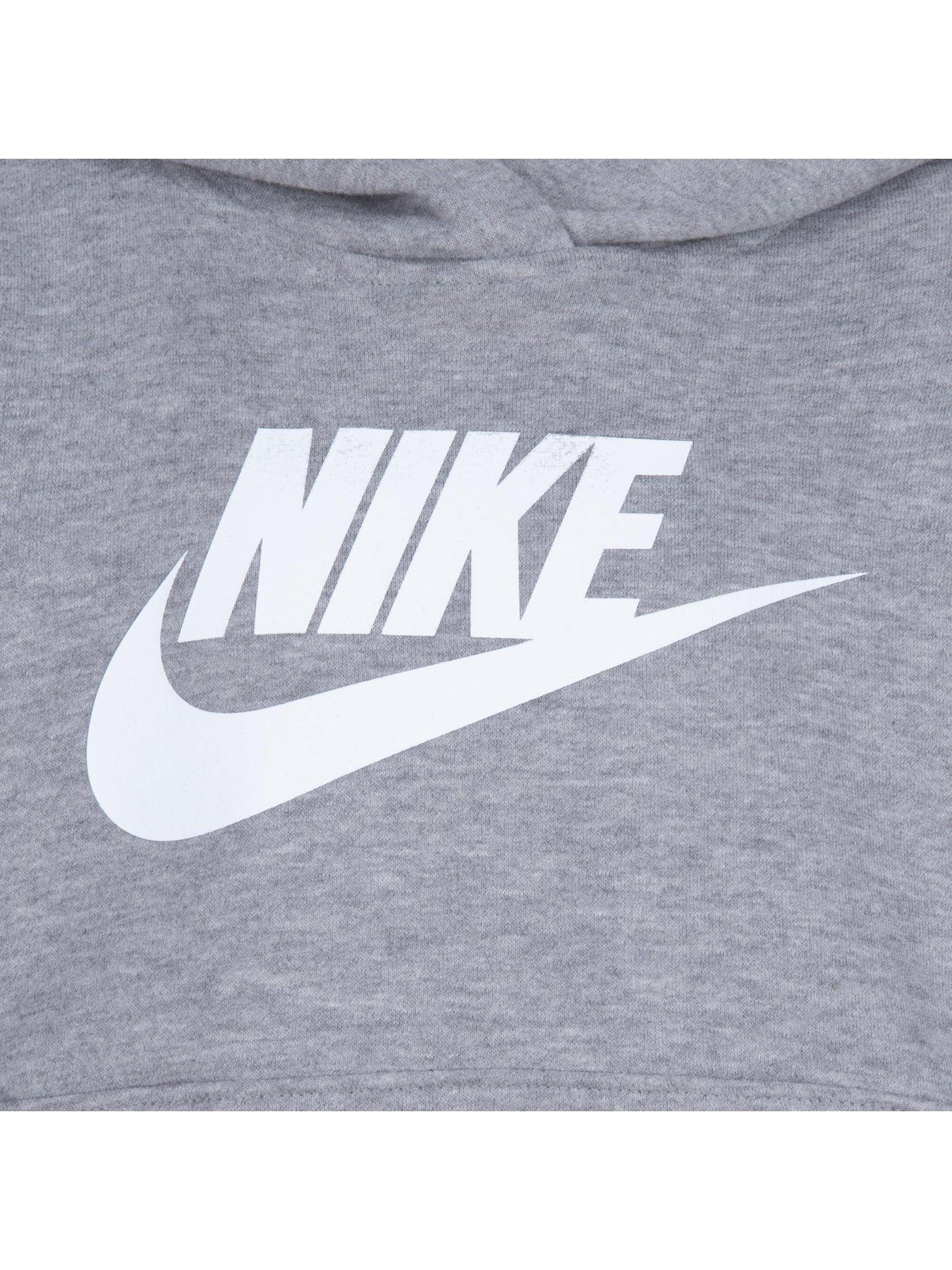 Image 3 of 4 of Nike Kids Unisex Club Fleece Hoodie and Joggers Set - Dark Grey