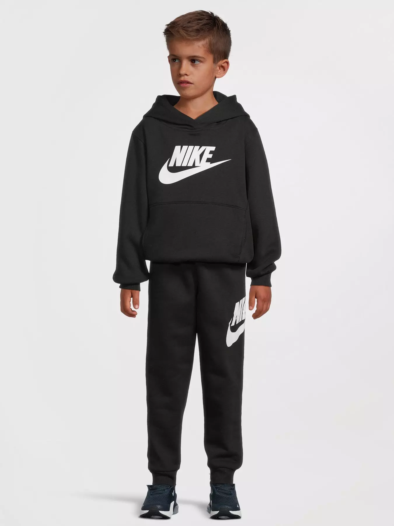 Nike Men's 2-Piece Jogger Set Solo Swoosh Jogger Pants and Hoodie Tracksuit  Set