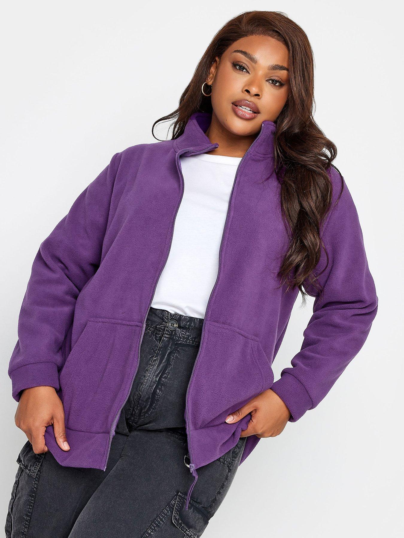 Mid length fleece outlet coat