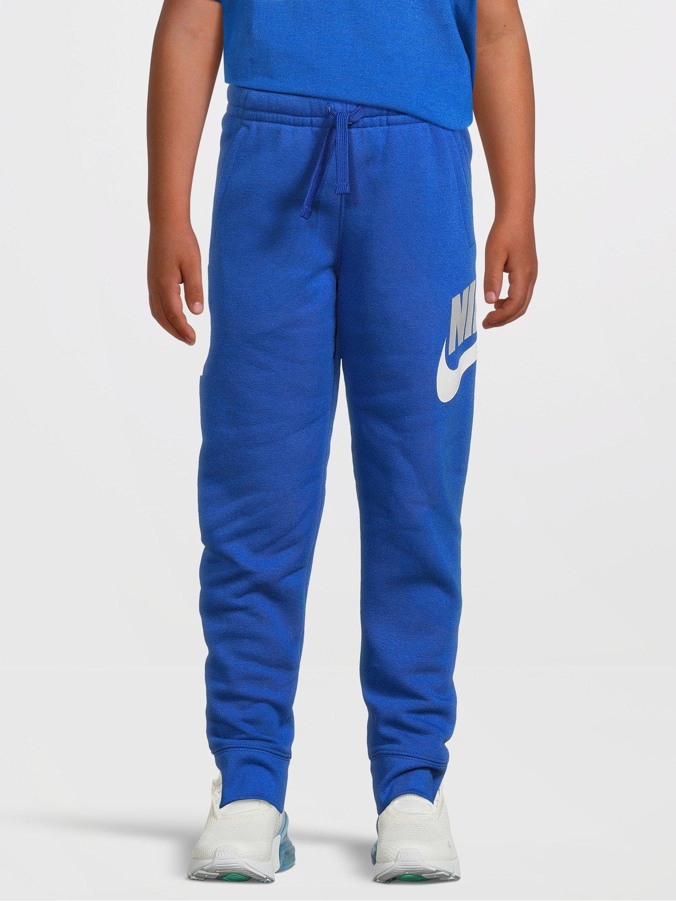 Nike Younger Boys Big Logo Jogging Bottoms Blue Very Ireland