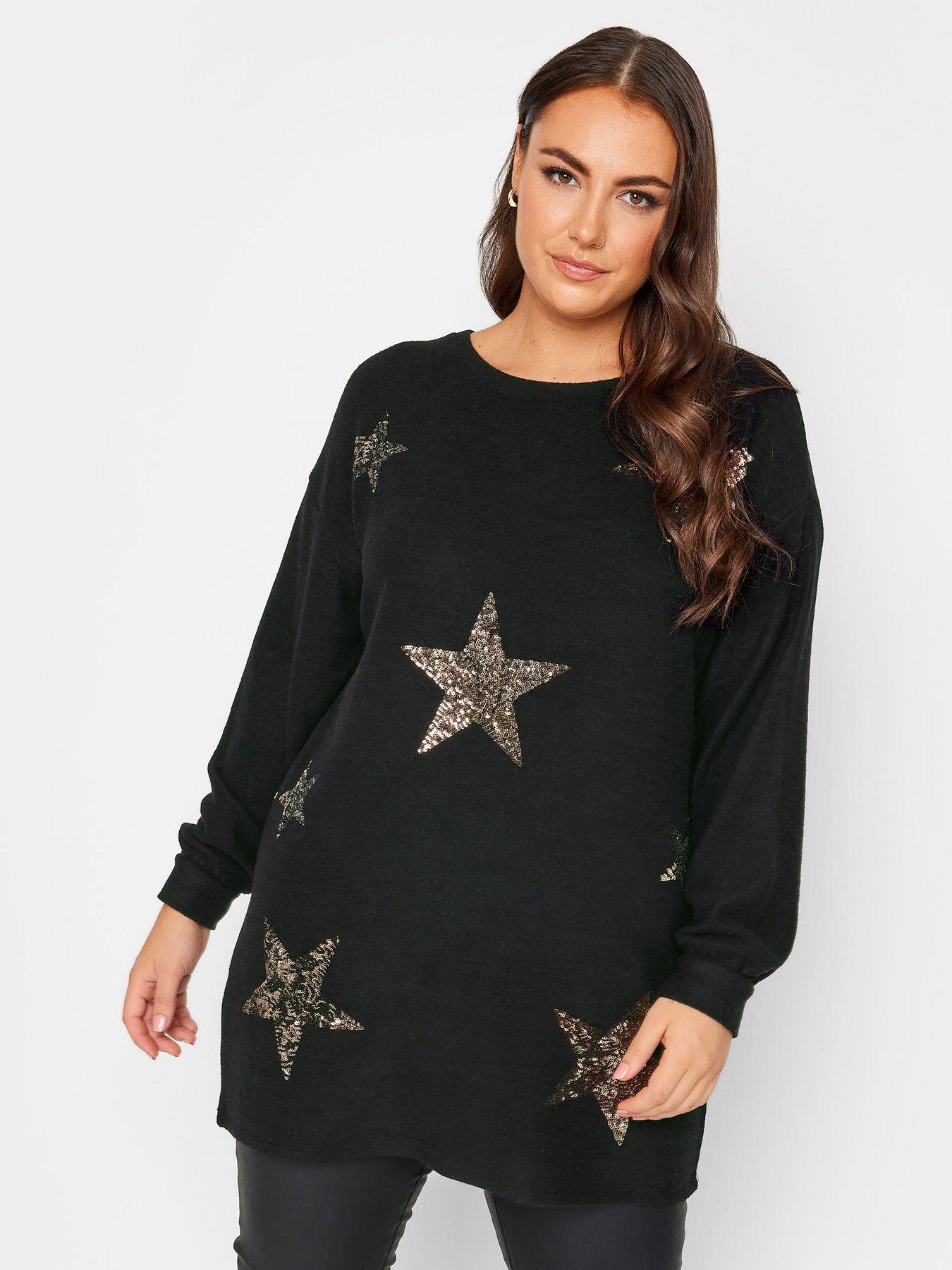 yours-yours-sequin-aop-star-jumper