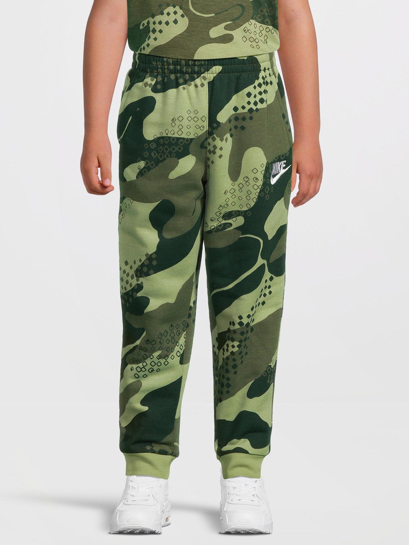 Nike logo grey tone tonal camo camouflage high waisted stretchy gym leggings  S