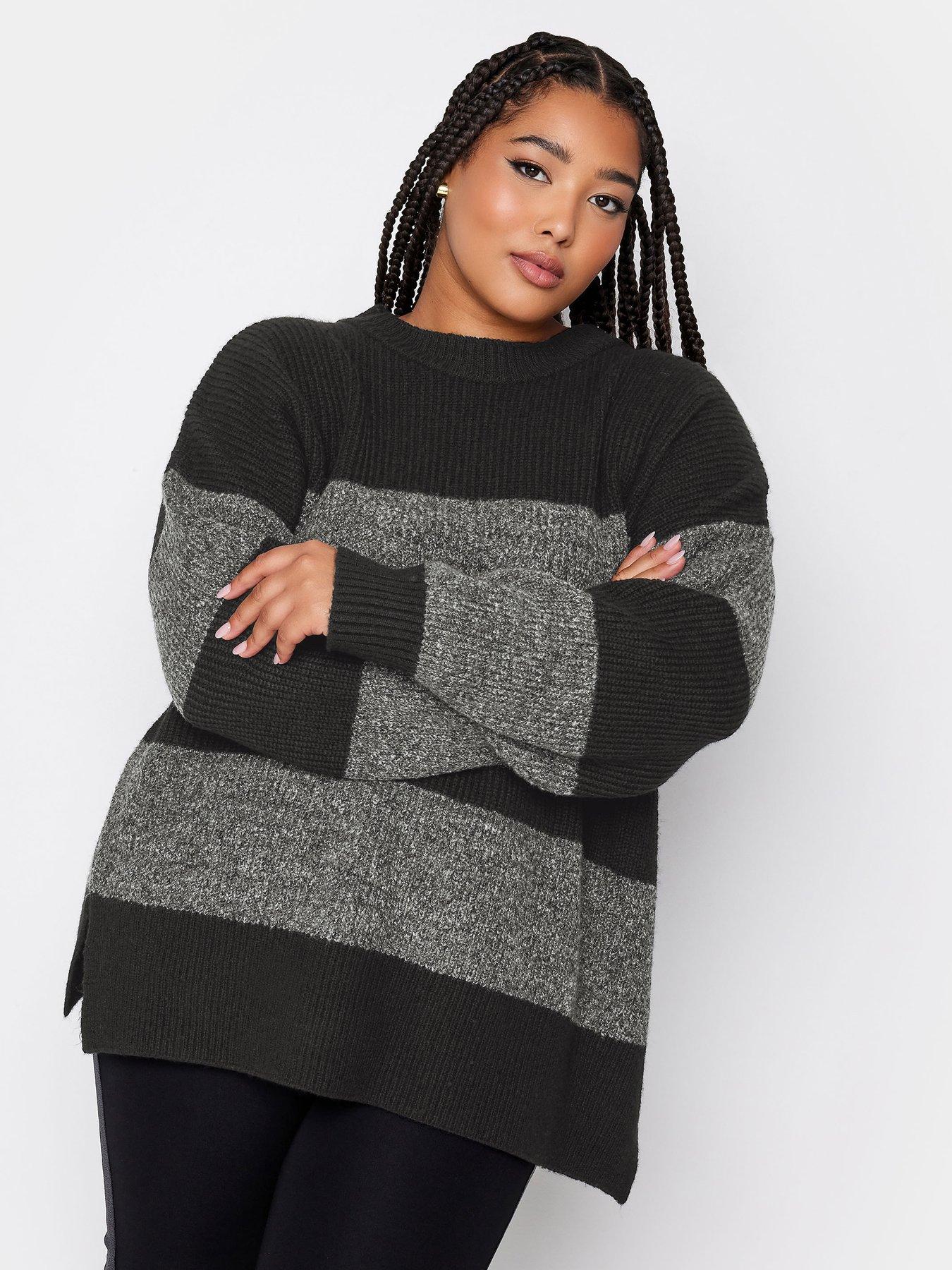 yours-yours-stripe-jumper-grey