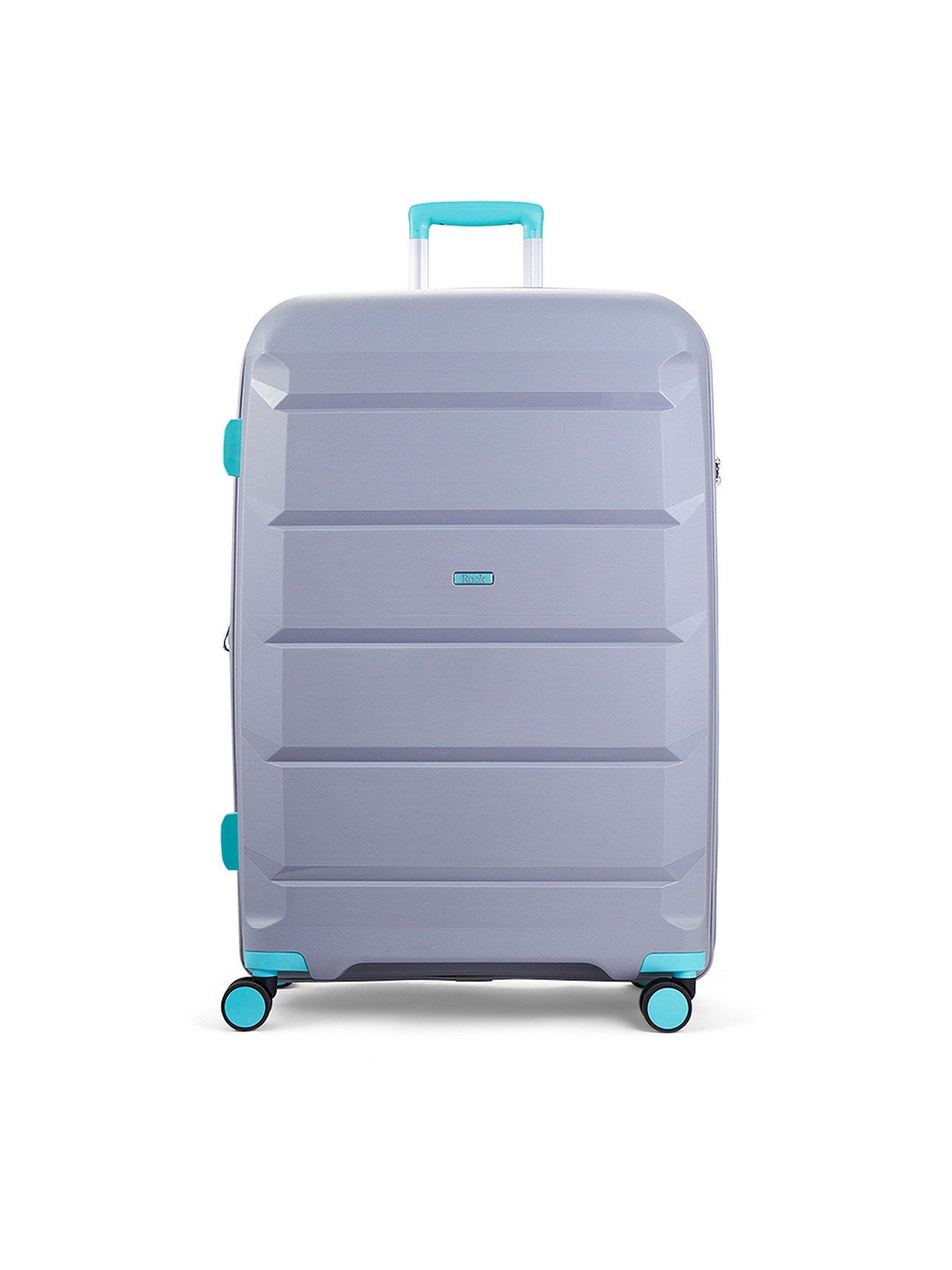 rock-luggage-tulum-hardshell-8-wheel-spinner-small-suitcase--greyaquastillFront