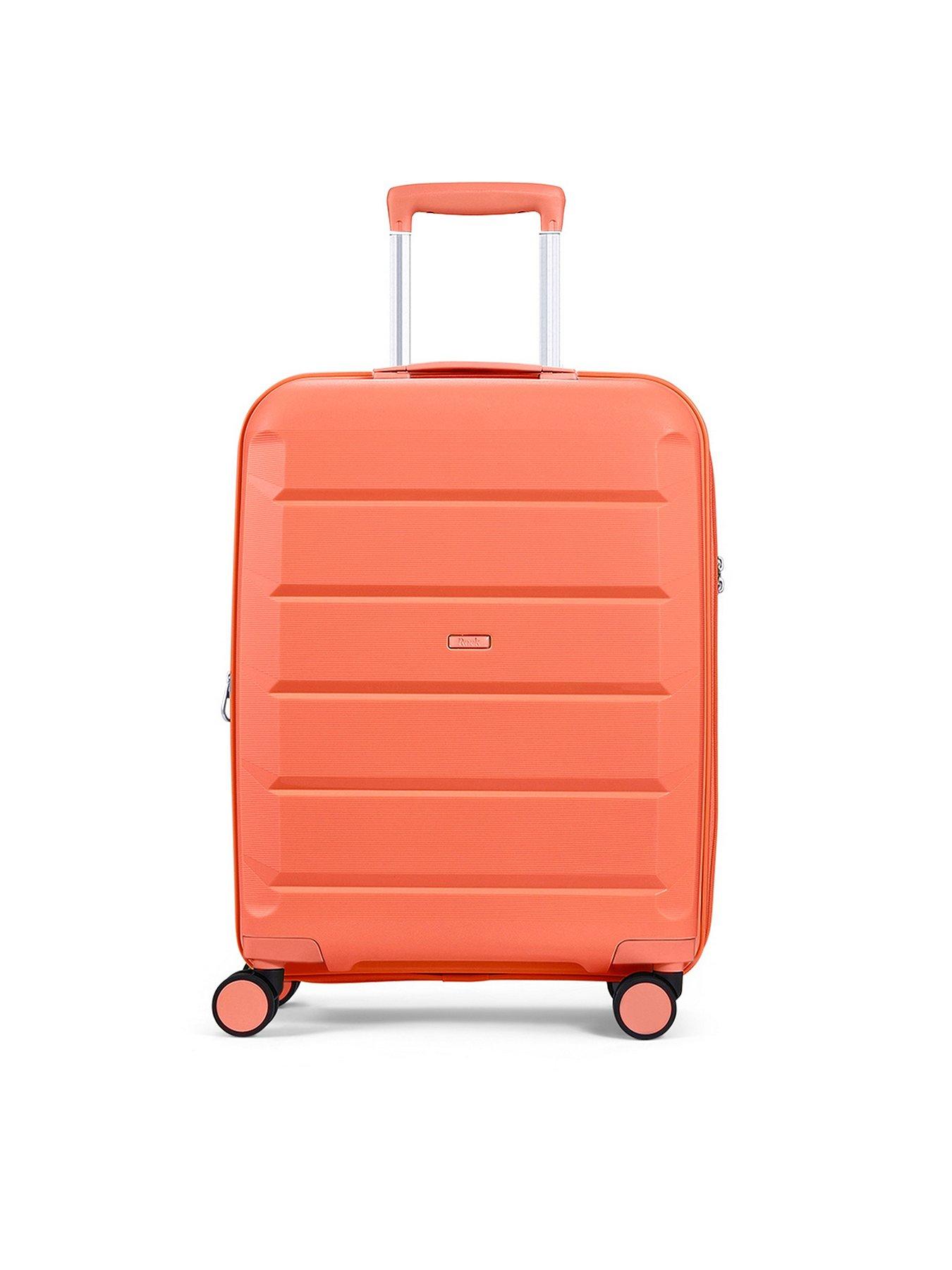 rock-luggage-tulum-hardshell-8-wheel-spinner-small-suitcase--peach-echostillFront