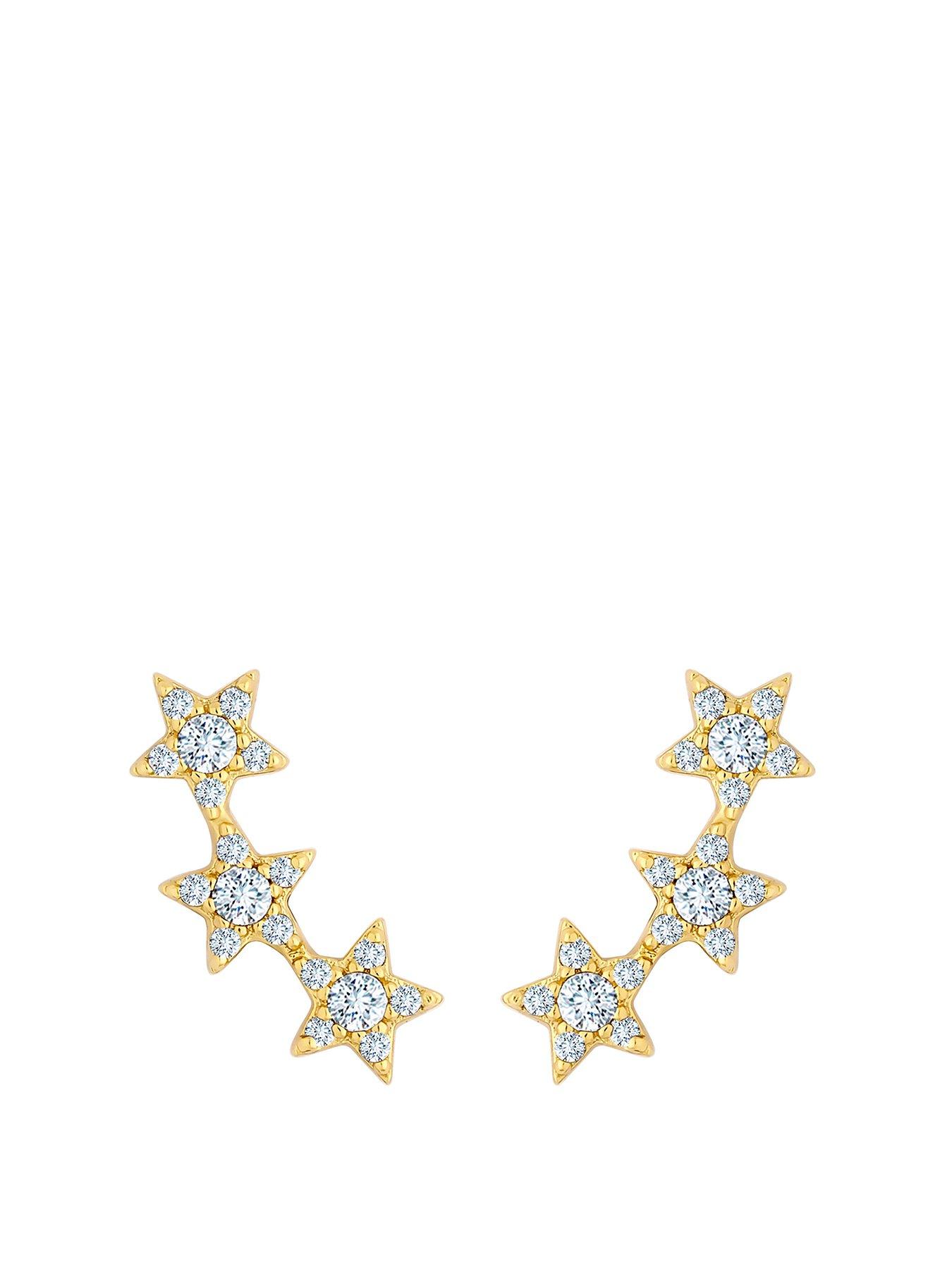 inicio-14k-gold-platednbspcubic-zirconia-star-ear-climber