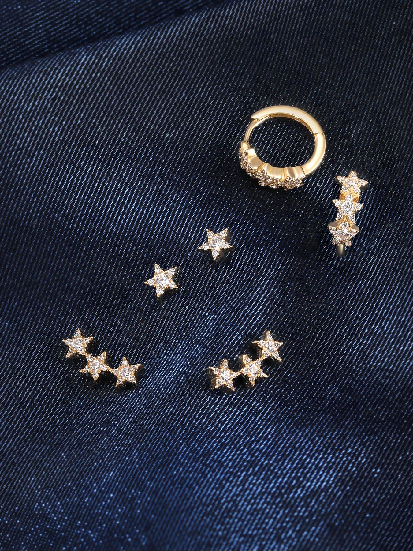 inicio-14k-gold-platednbspcubic-zirconia-star-ear-climberstillFront