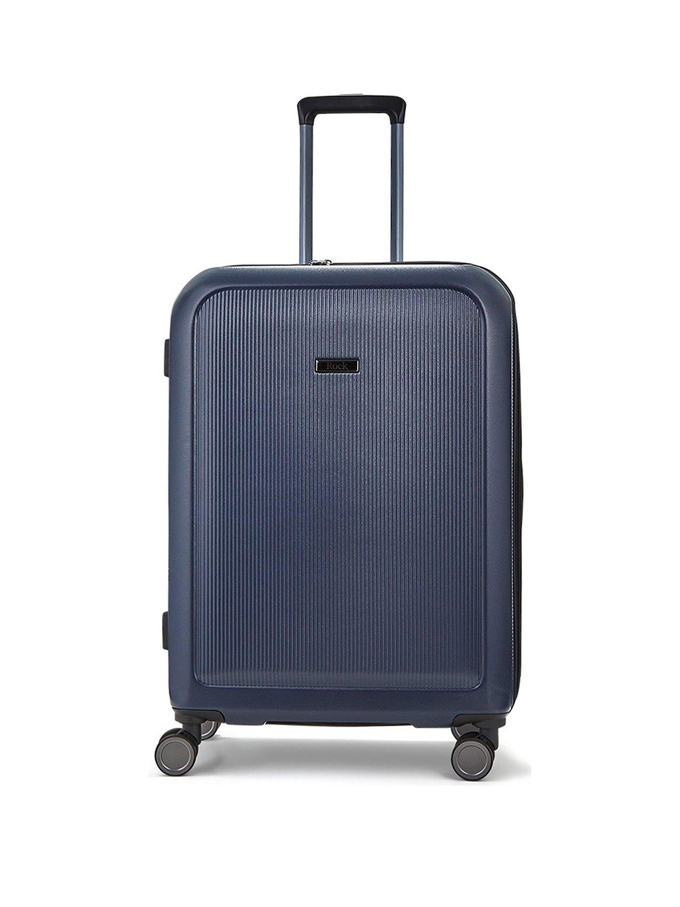 rock-luggage-austin-8-wheel-hardshell-pp-medium-suitcase-with-tsa-lock--navystillFront