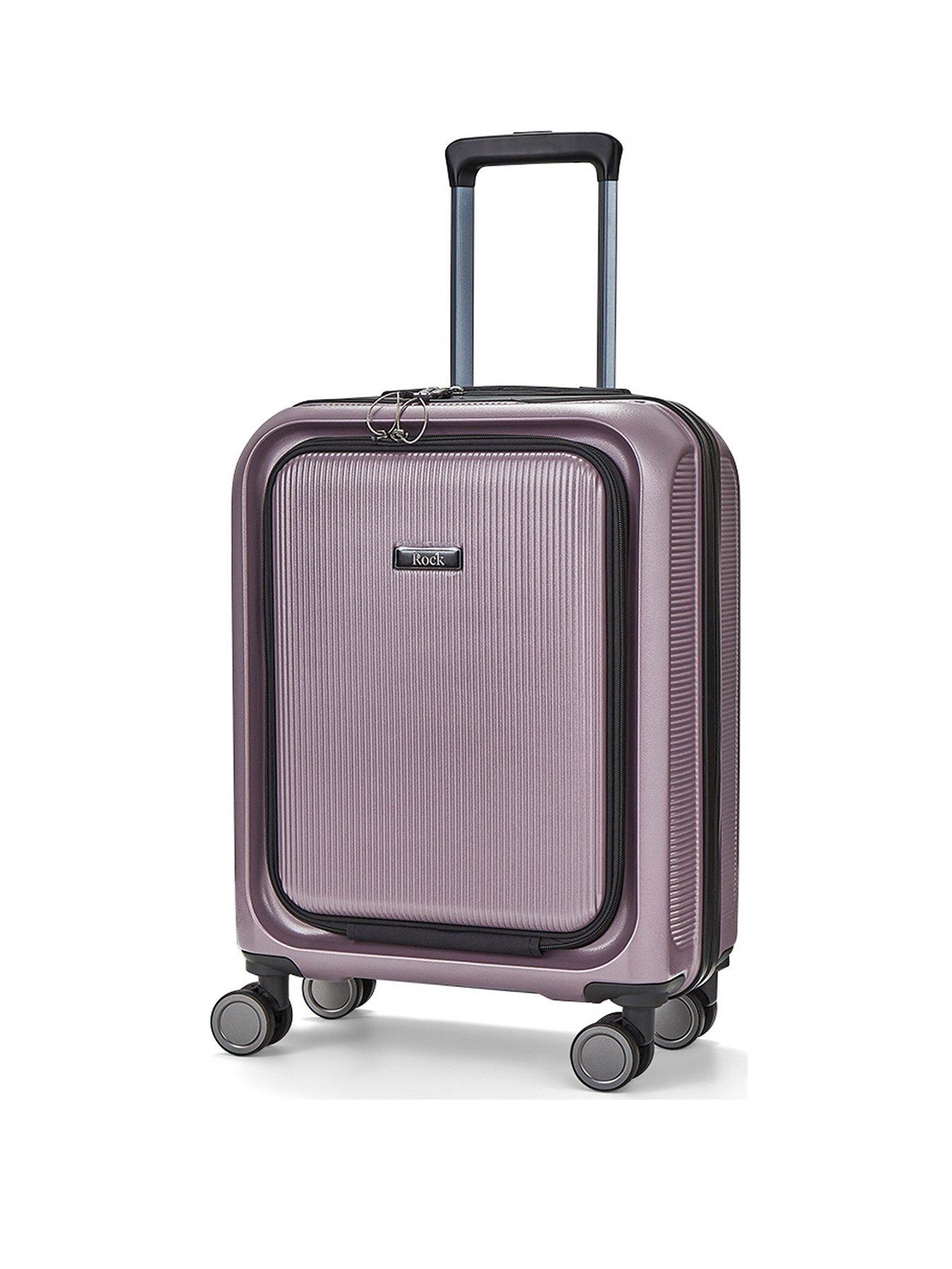 rock-luggage-austin-8-wheel-hardshell-pp-small-suitcase-with-tsa-lock--purplefront