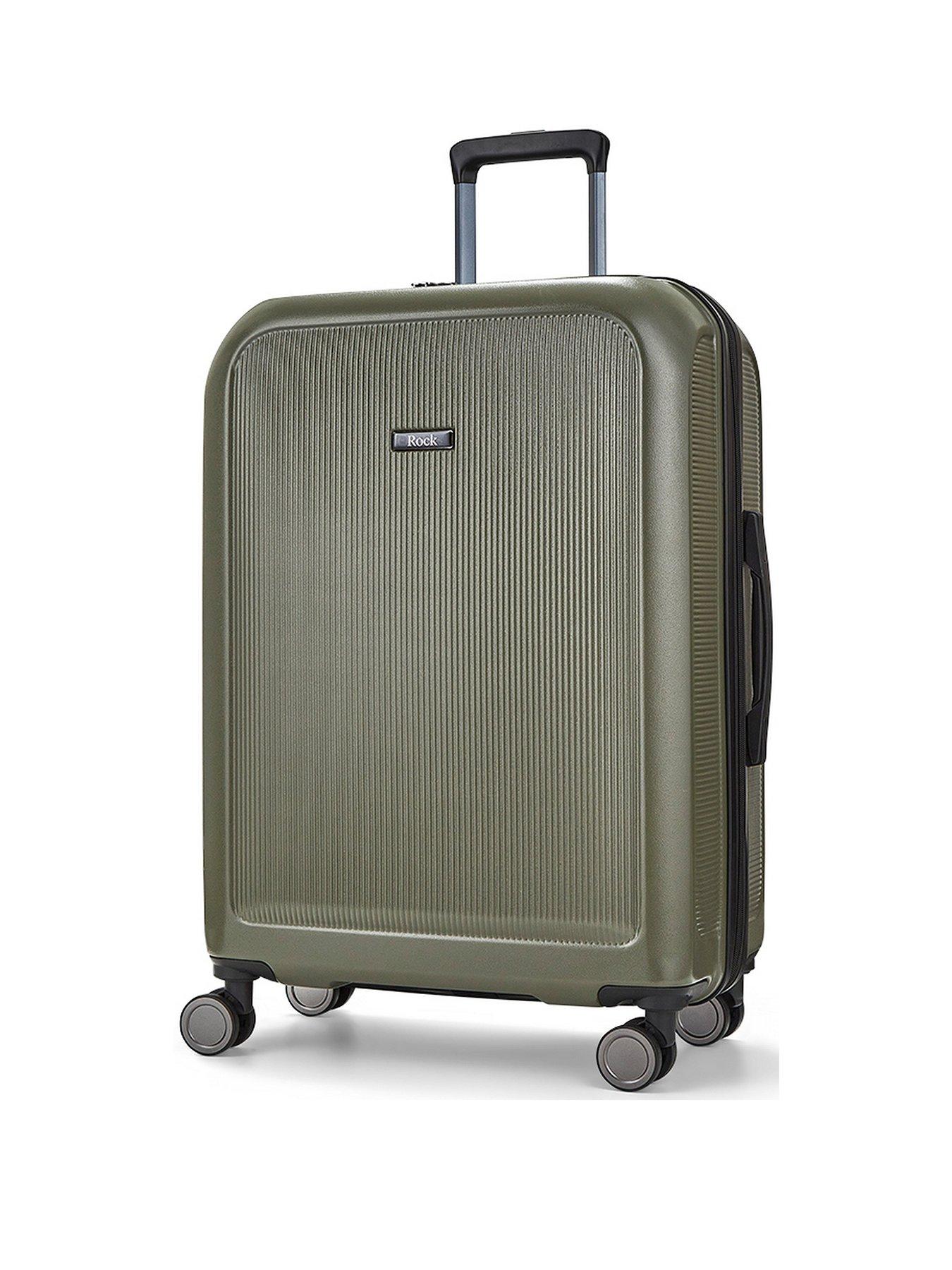 rock-luggage-austin-8-wheel-hardshell-pp-medium-suitcase-with-tsa-lock--olive-green