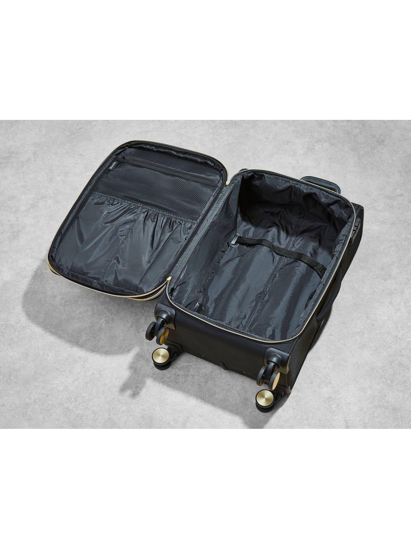 Image 6 of 6 of Rock Luggage Sloane Softshell 8 wheel expander with TSA lock Small Suitcase