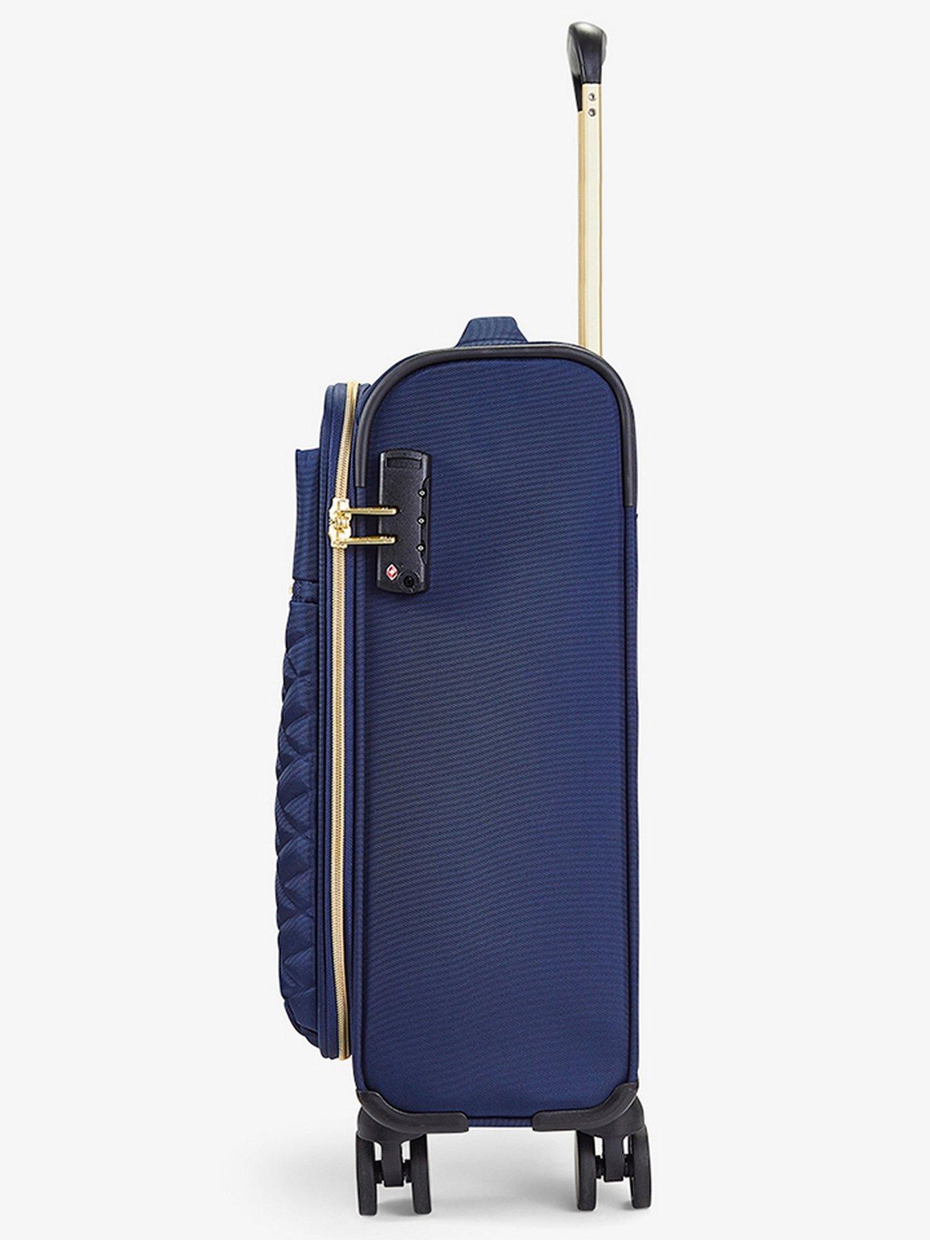 Image 3 of 6 of Rock Luggage Sloane Softshell 8 wheel expander with TSA lock Small Suitcase