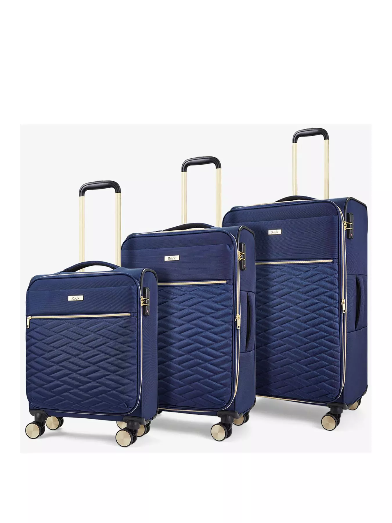 LONG VACATION Luggage Set 4 Piece Luggage Set ABS hardshell TSA Lock  Spinner Wheels Luggage Carry on Suitcase (APPLE GREEN, 6 piece set)