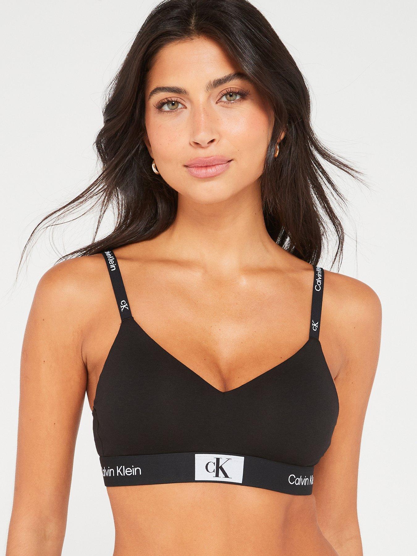 Calvin Klein 1996 Light Lined Bralette - Blue