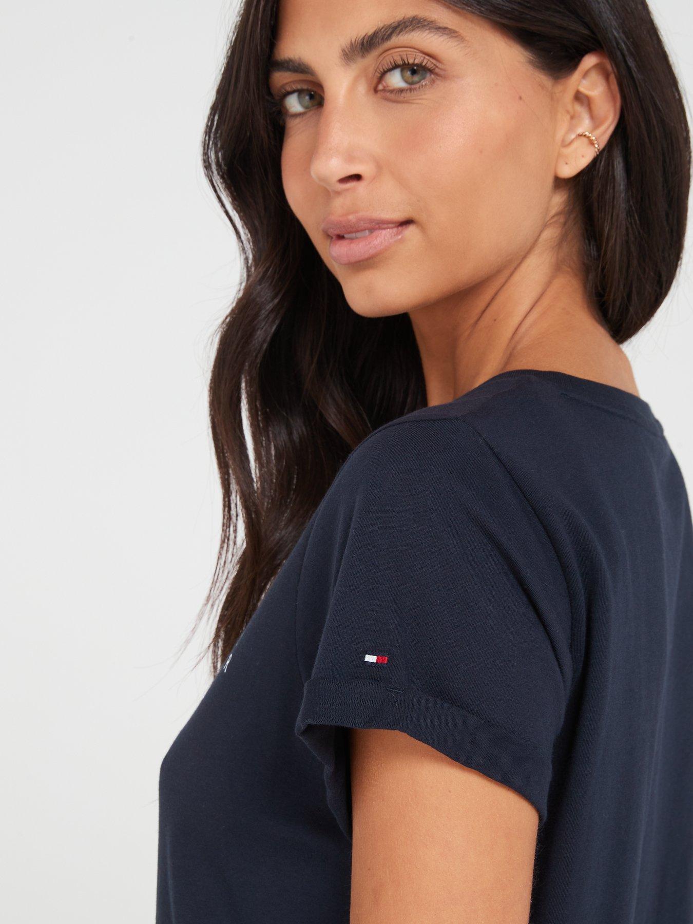 tommy-hilfiger-short-sleeve-t-shirt-navydetail