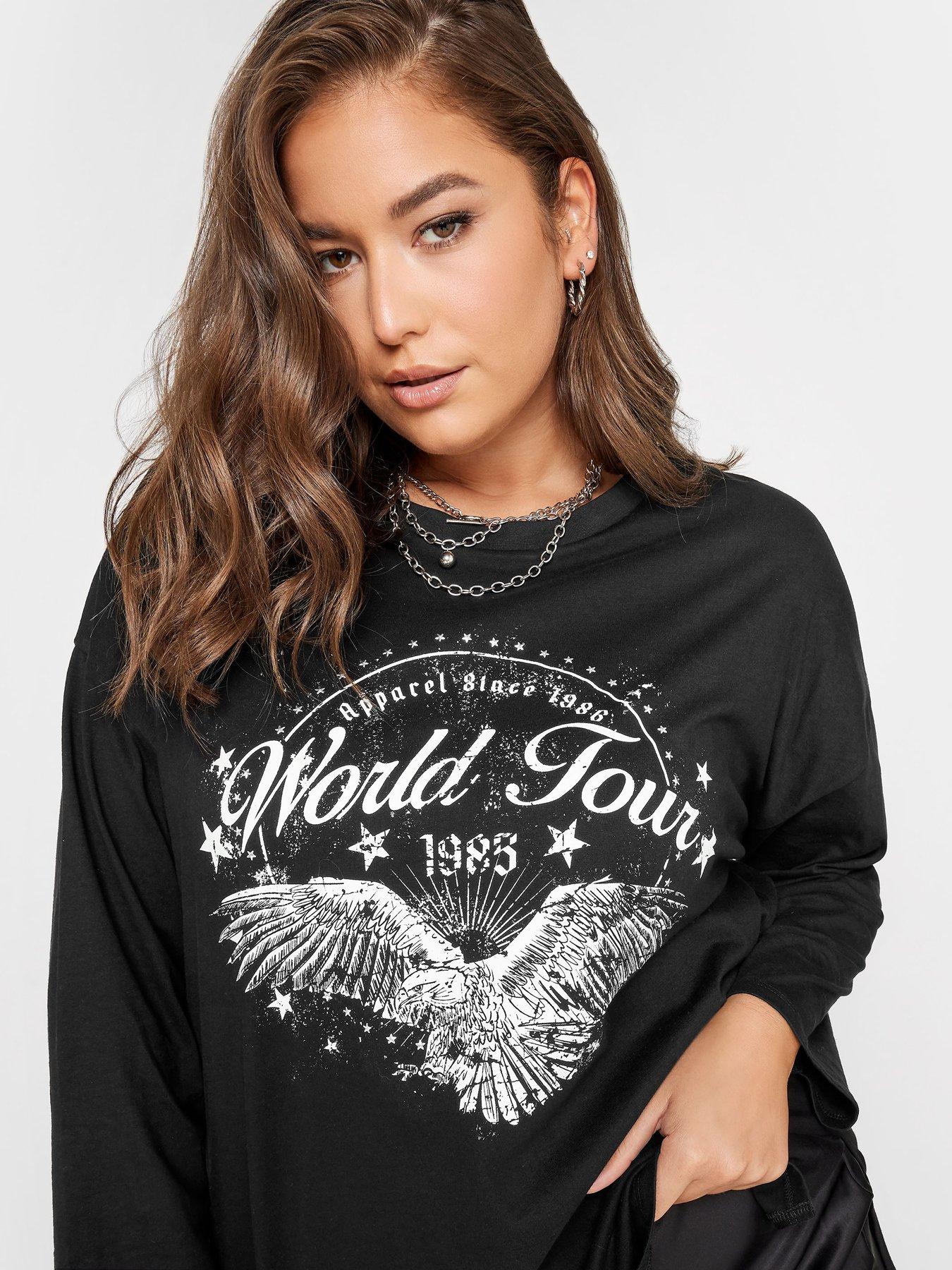 yours-yours-drop-shoulder-world-tour-t-shirt-blackoutfit