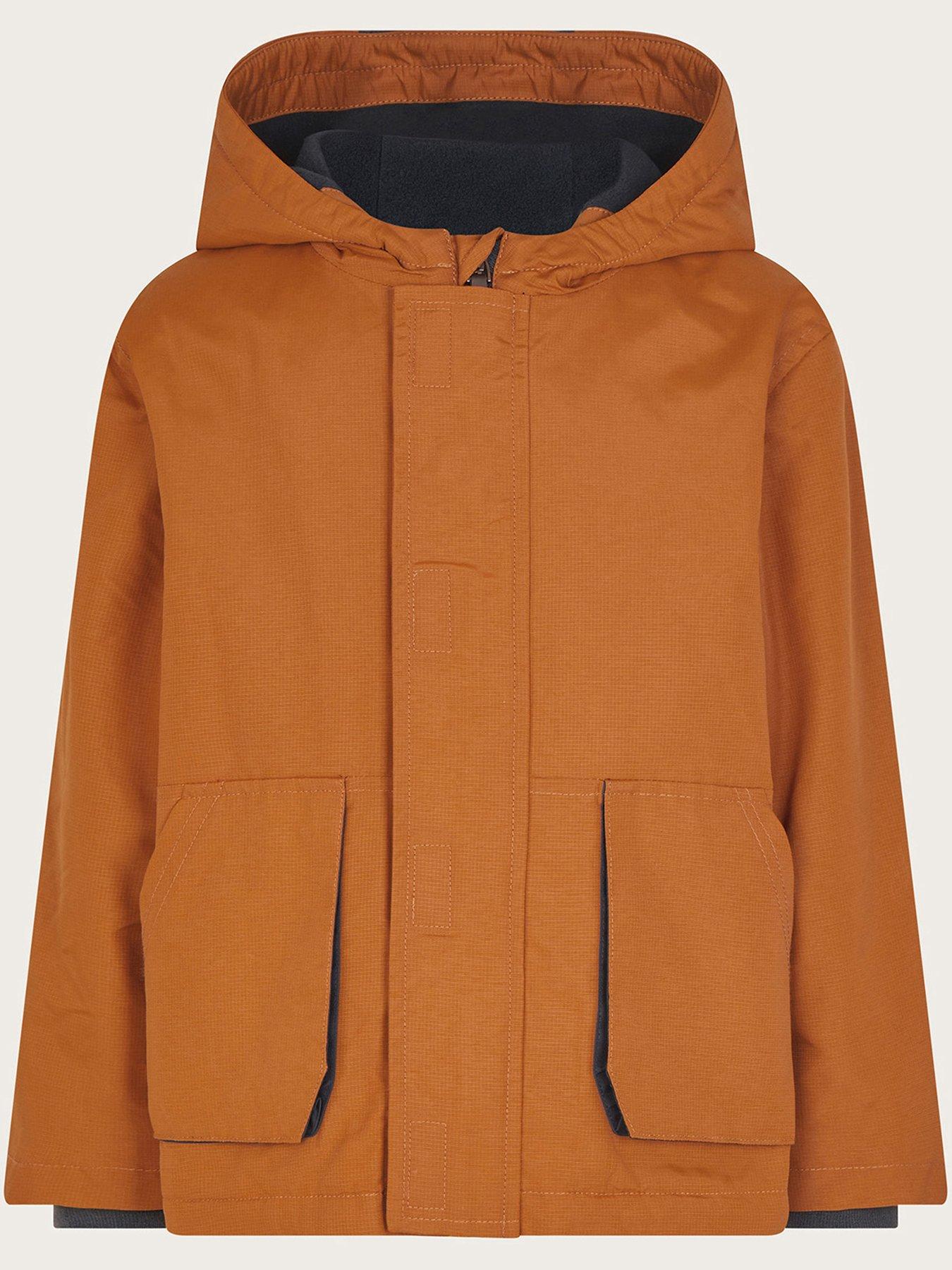 Monsoon orange outlet coat