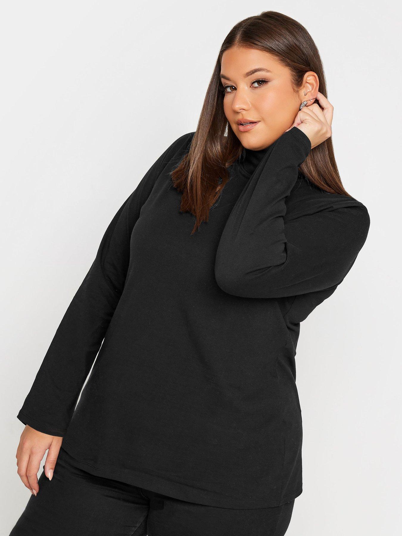 yours-yours-long-sleeve-turtle-neck-2-pack-blackcreamoutfit