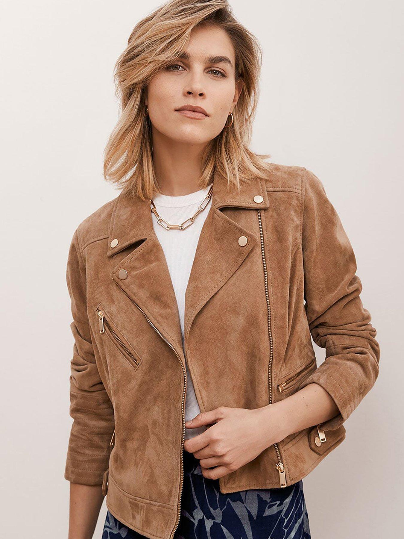 Moto jacket outlet suede