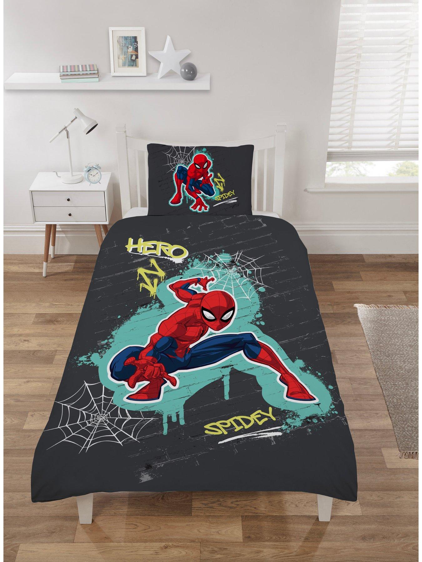 Spiderman Hero Single Duvet Cover Set Multi Very Ireland
