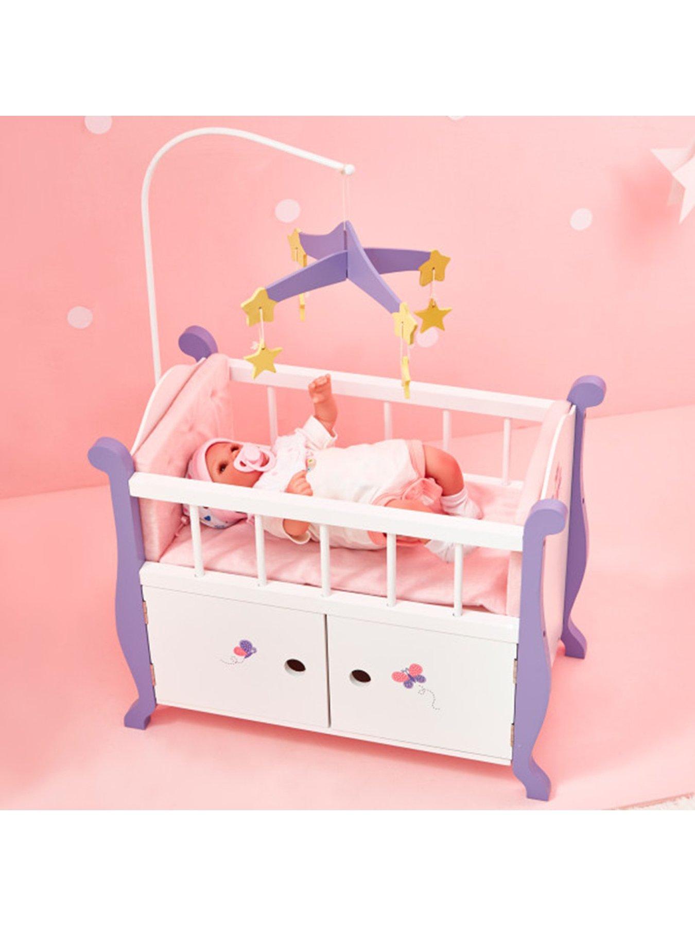 Olivia s Little World Little Princess Kids Baby Doll Crib for 18