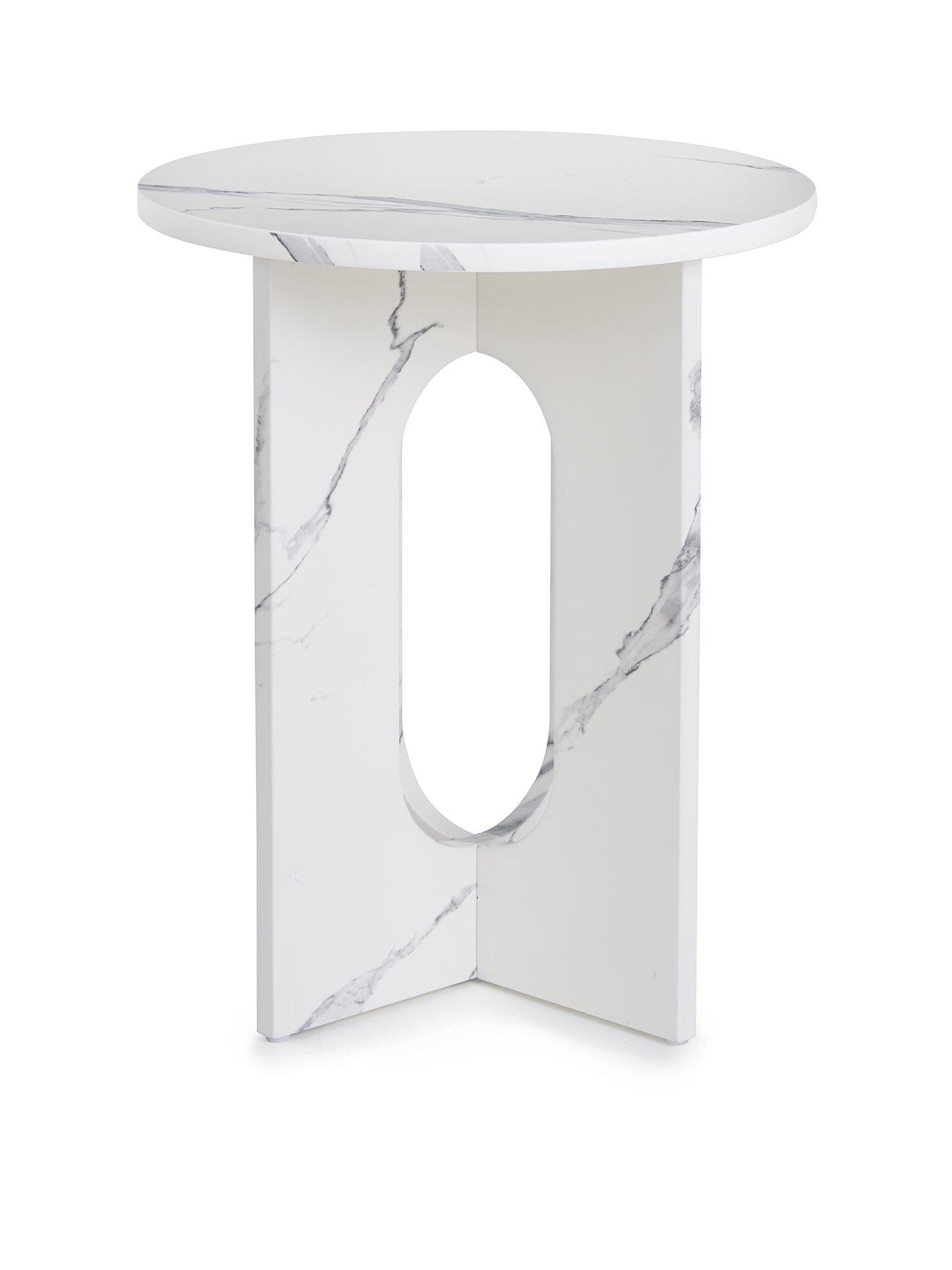 Image 2 of 6 of The Very Collection Celeste Side Table - White