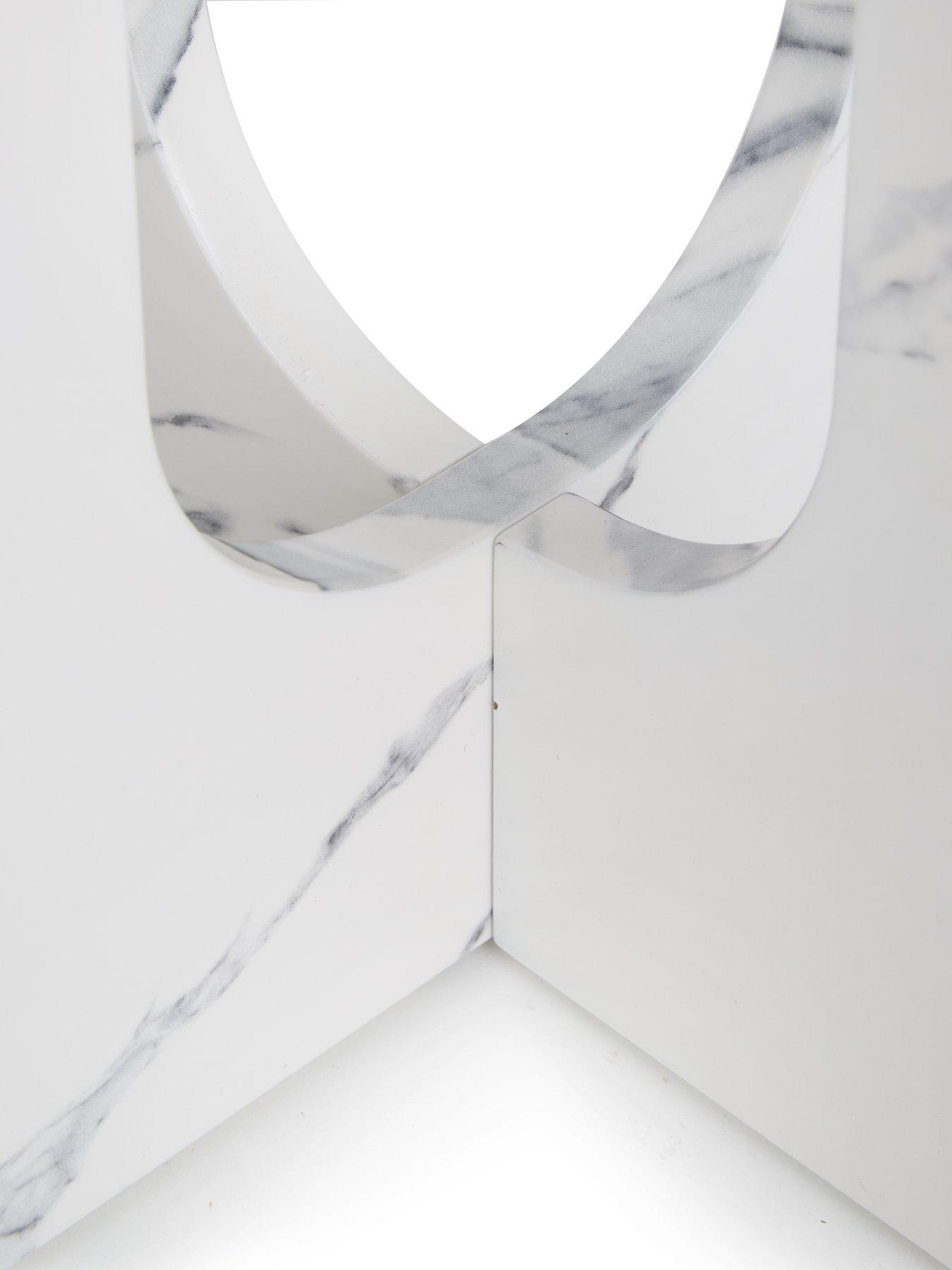 Image 5 of 6 of The Very Collection Celeste Side Table - White