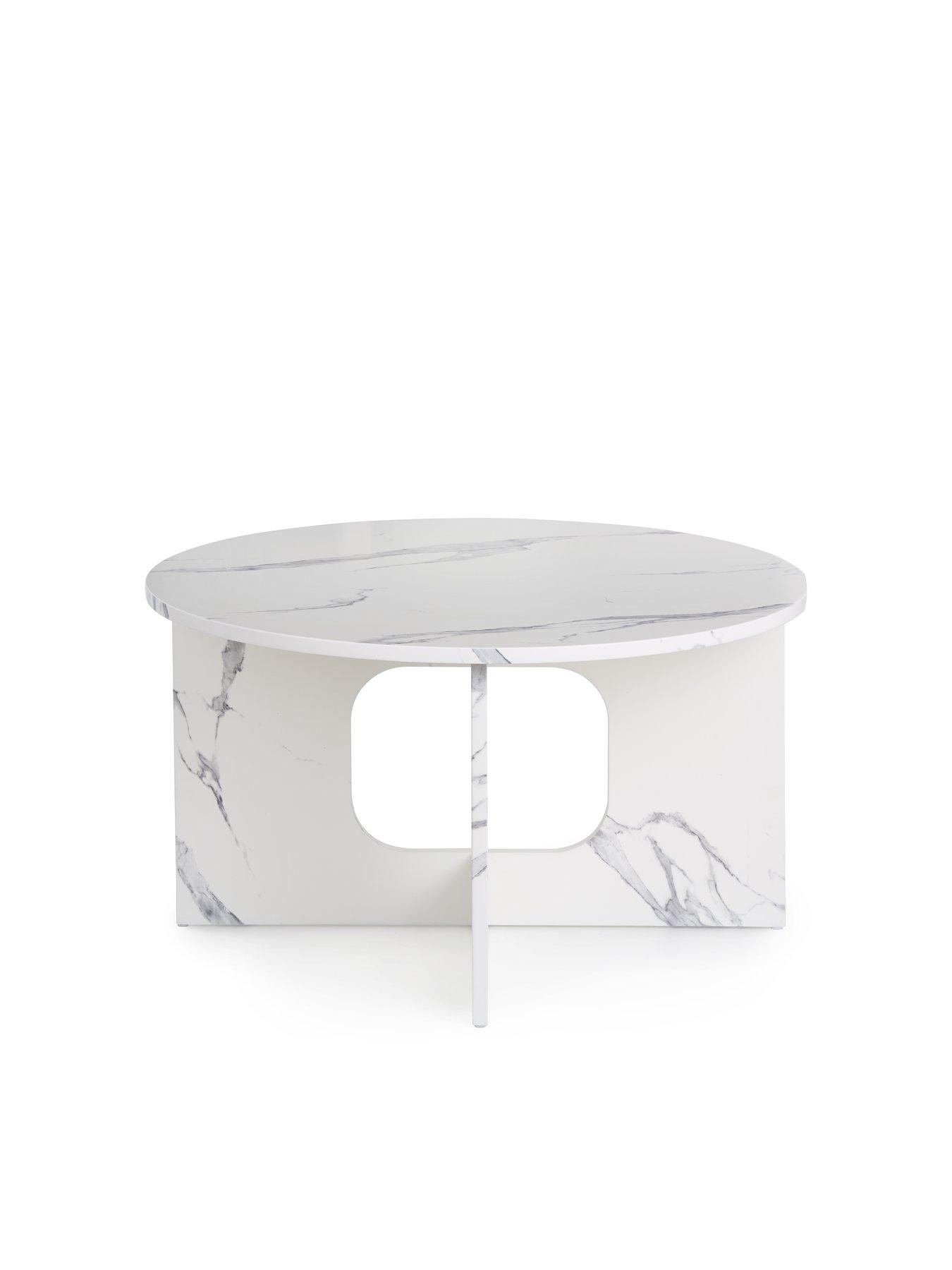 Image 3 of 6 of The Very Collection Celeste Coffee Table - White