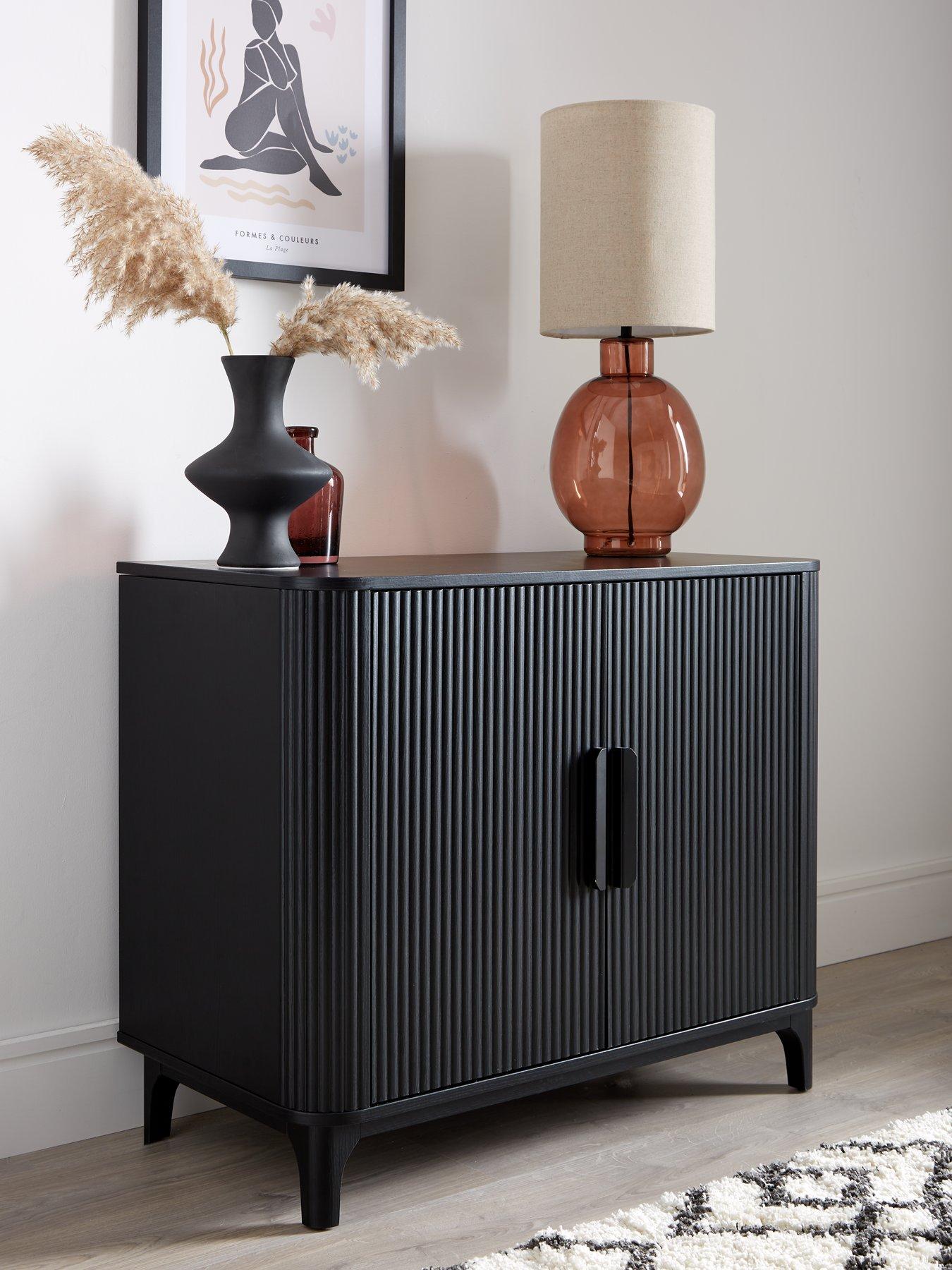 very-home-carina-small-sideboard-black