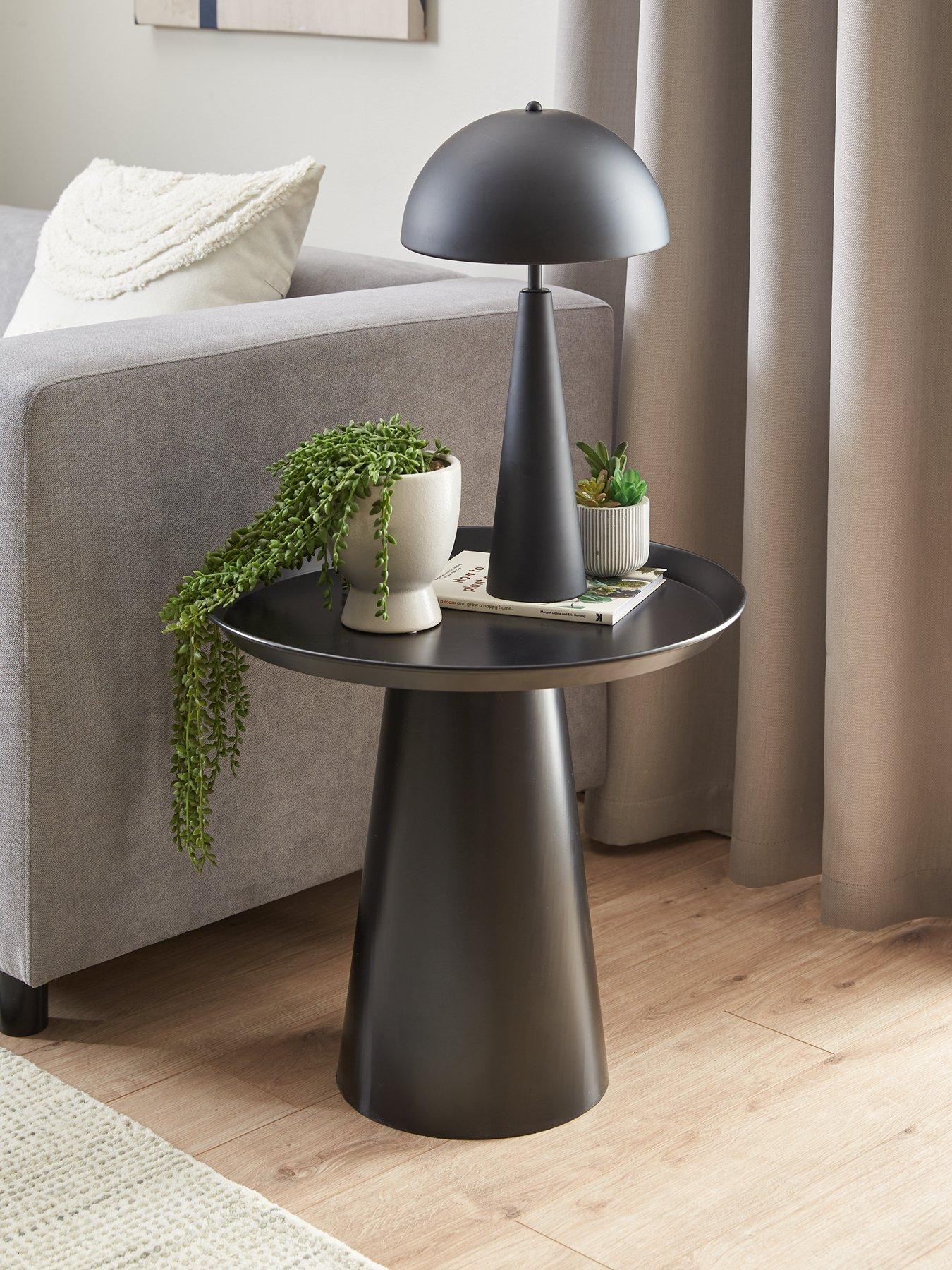 very-home-alloy-side-table-black