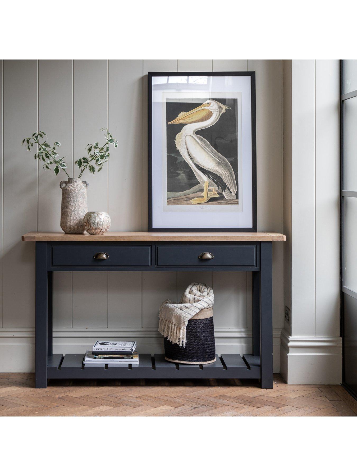 Image 1 of 6 of Gallery Direct Eton 2 Drawer Console Table