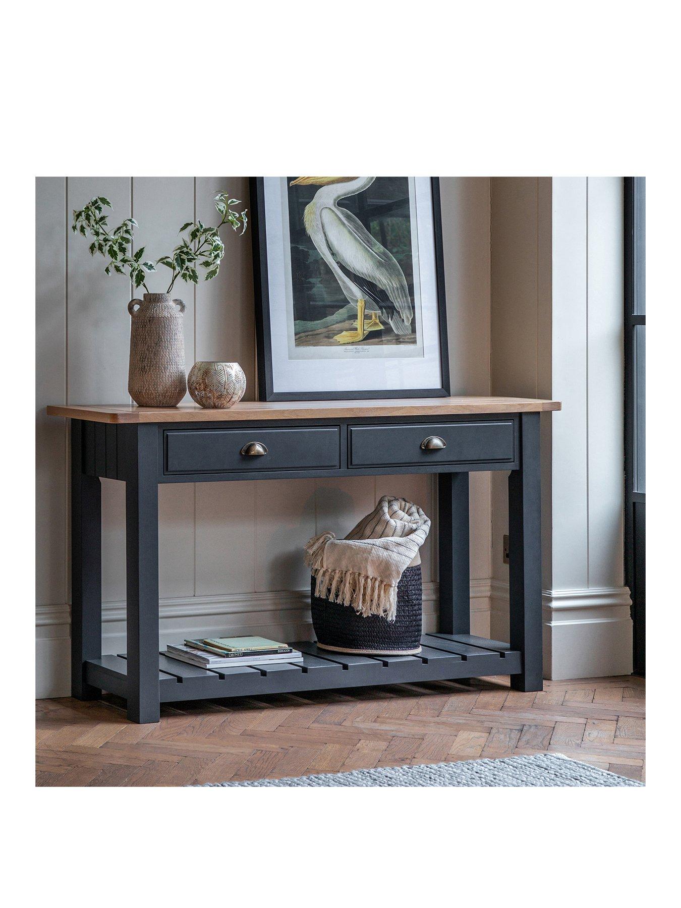 Image 3 of 6 of Gallery Direct Eton 2 Drawer Console Table