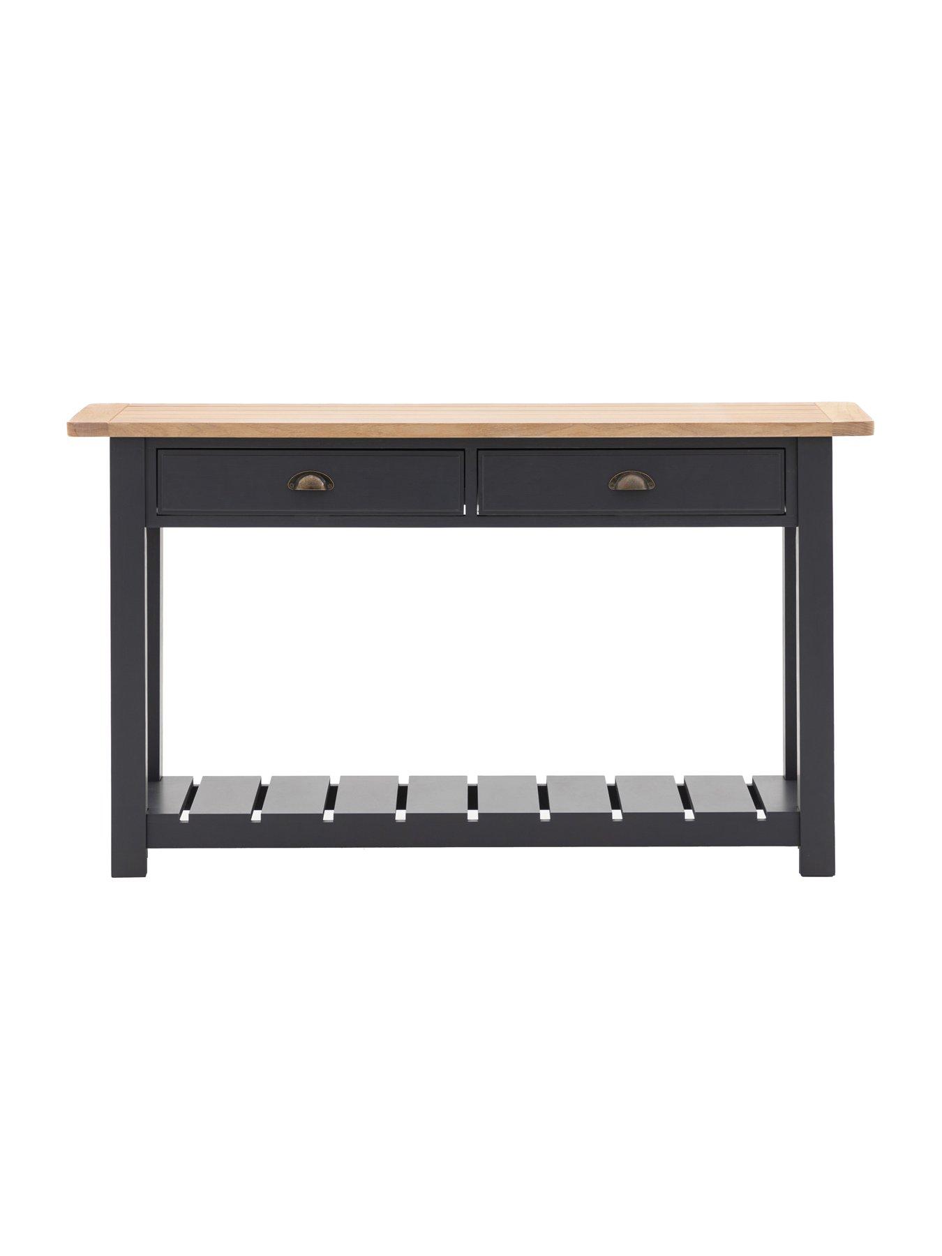 Image 4 of 6 of Gallery Direct Eton 2 Drawer Console Table