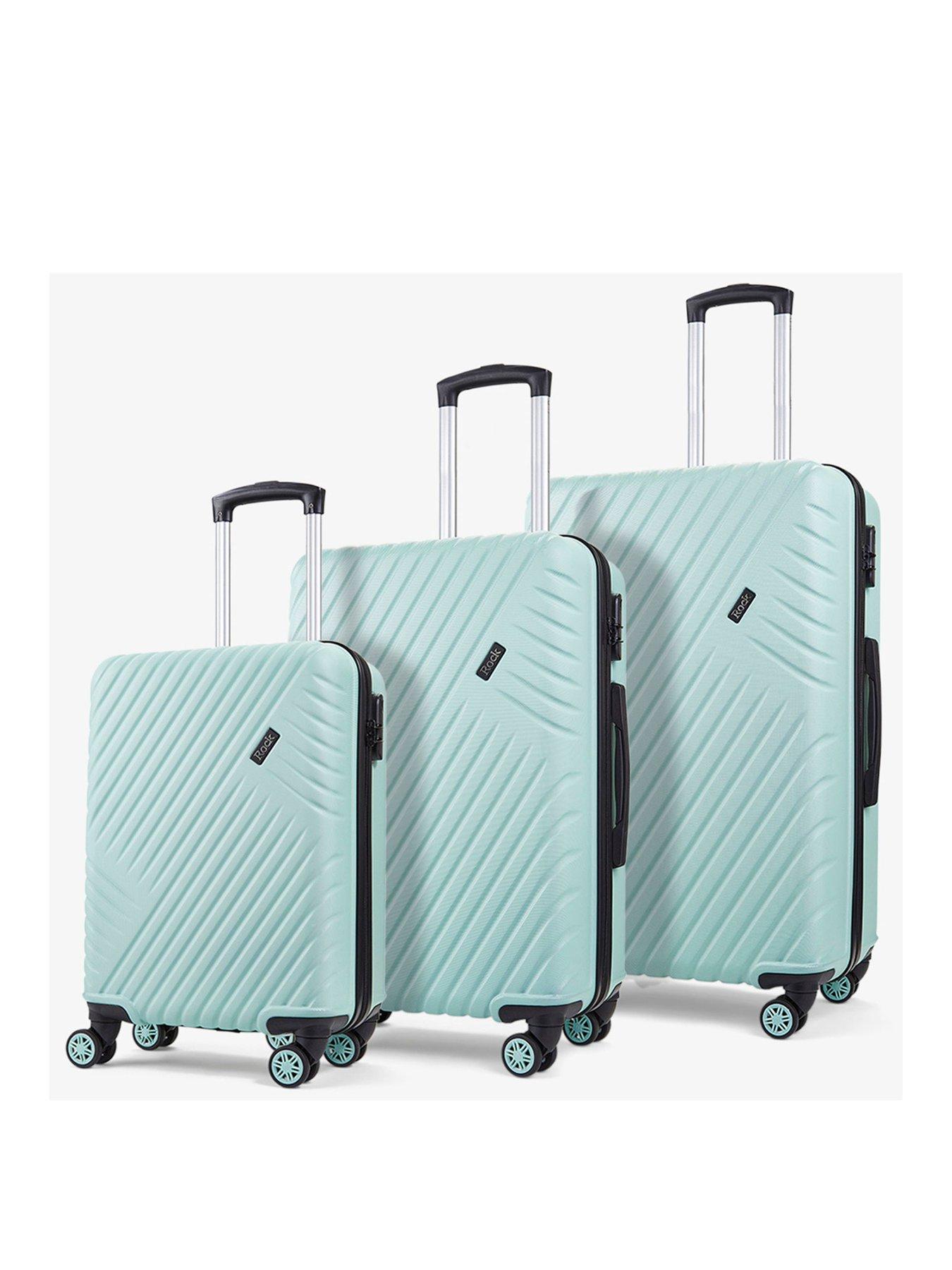 Image 1 of 5 of Rock Luggage Santiago Hardshell 8 Wheel Suitcase - 3 Piece Set
