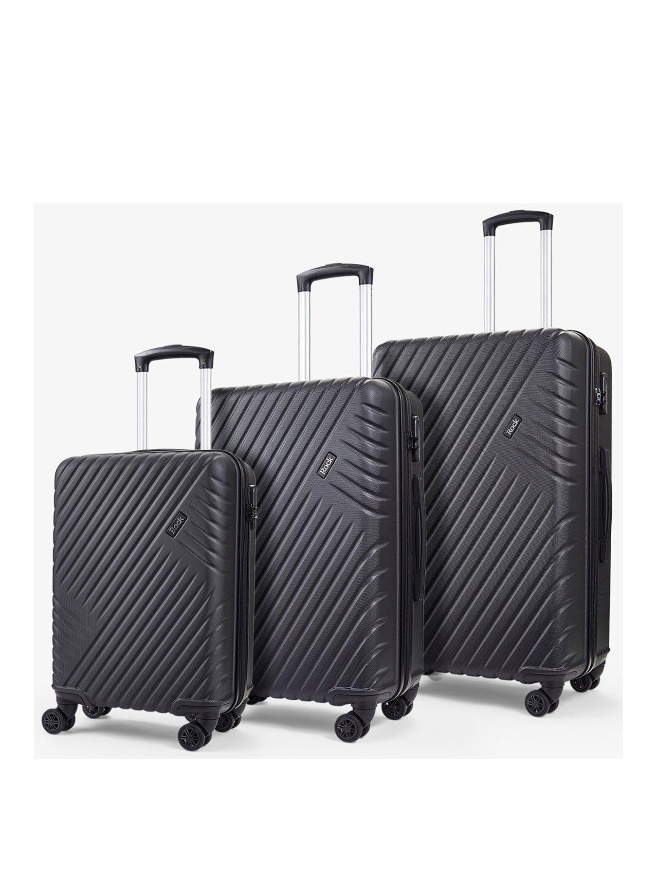 Rock Luggage Santiago Hardshell 8 Wheel Suitcase - 3 Piece Set