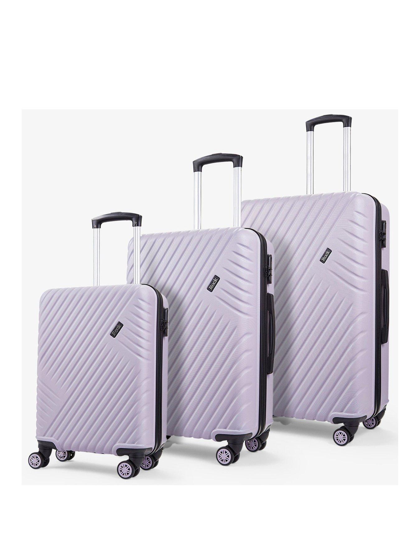 Image 1 of 5 of Rock Luggage Santiago Hardshell 8 Wheel Suitcase - 3 Piece Set