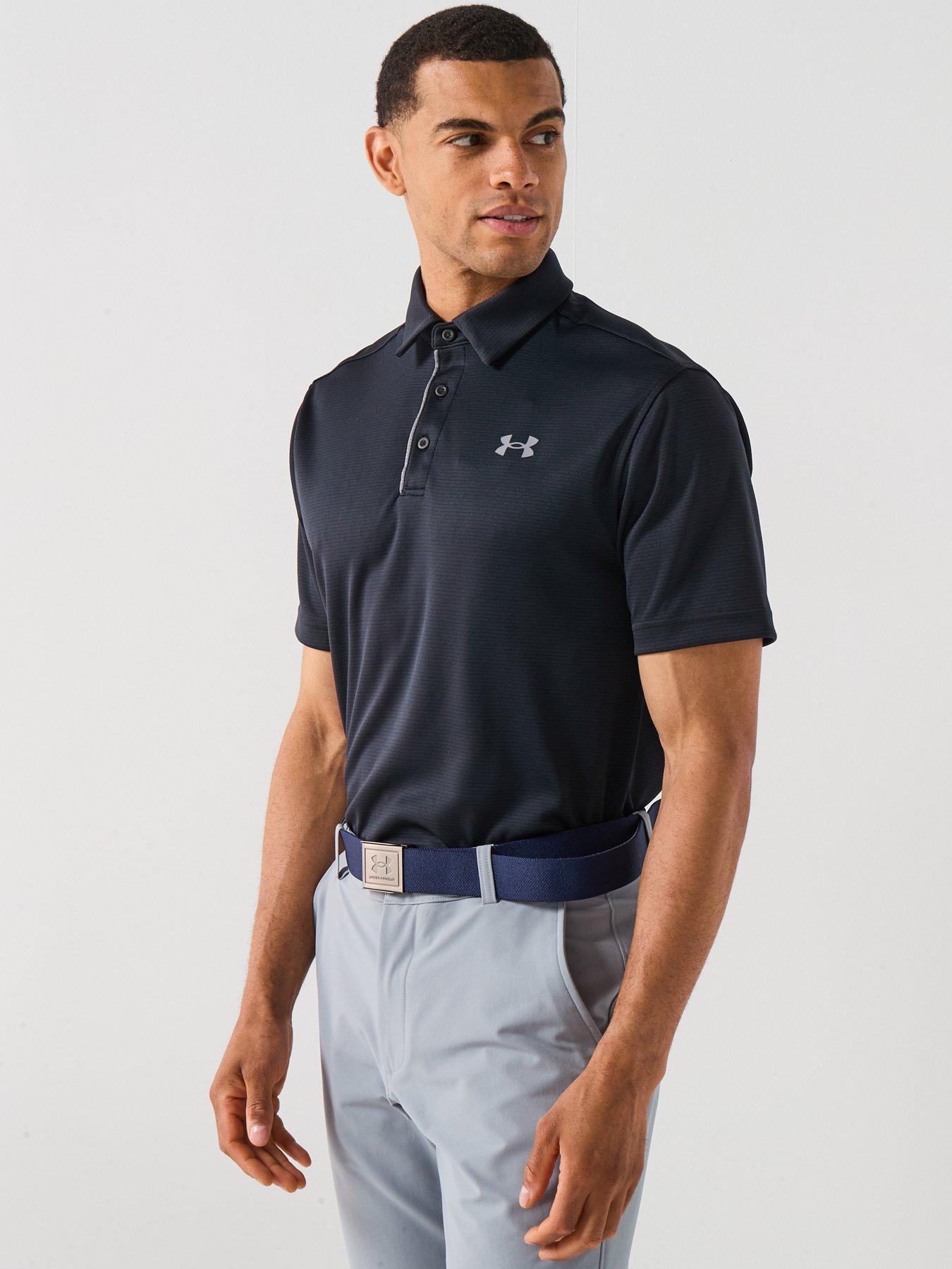 Image 4 of 6 of UNDER ARMOUR Mens Golf Tech Polo - Black