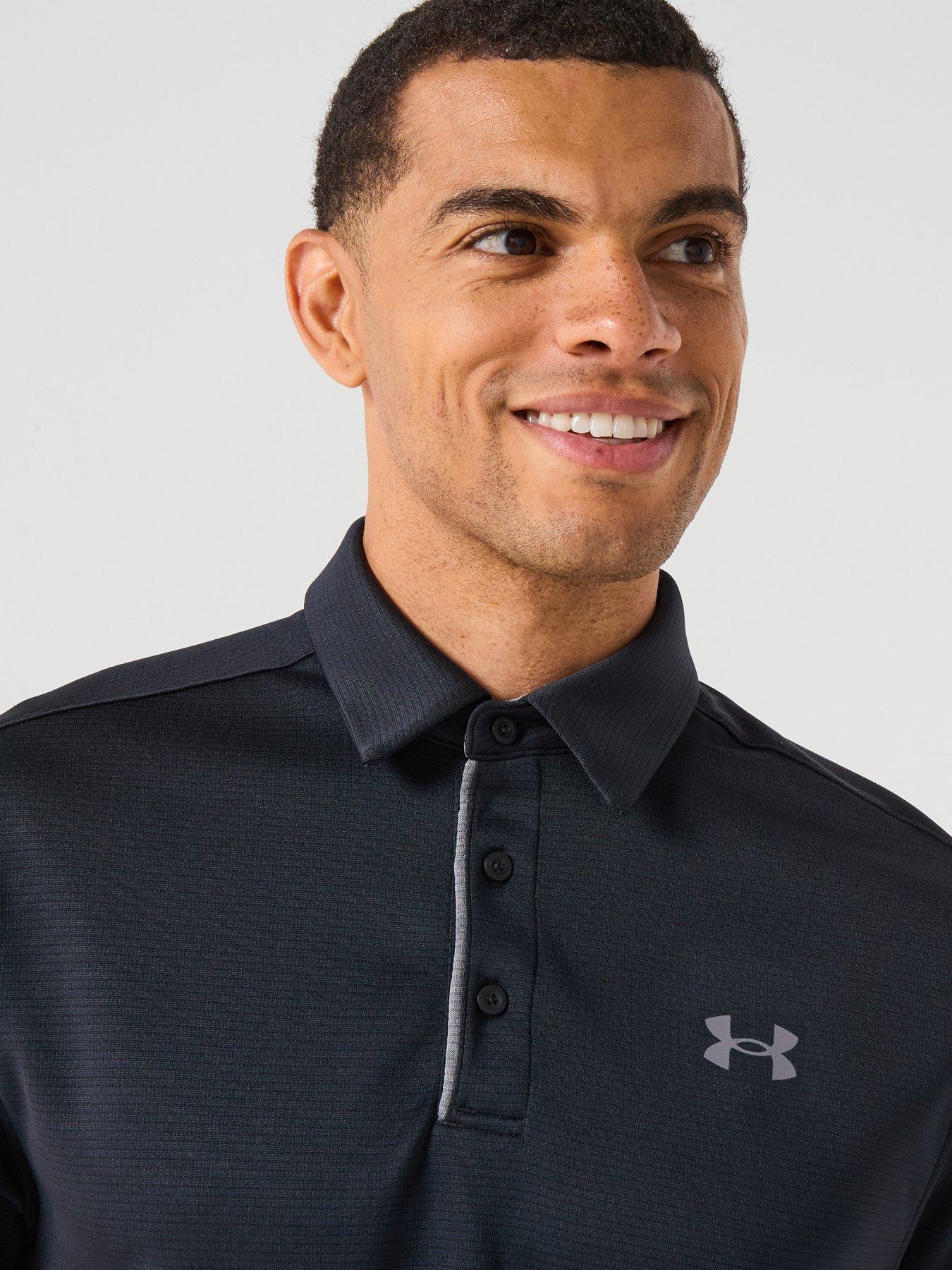 Image 5 of 6 of UNDER ARMOUR Mens Golf Tech Polo - Black