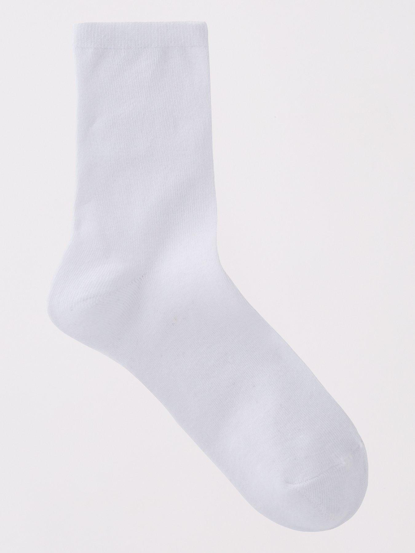 Image 2 of 3 of The Very Collection 3 Pack Ankle Socks - White