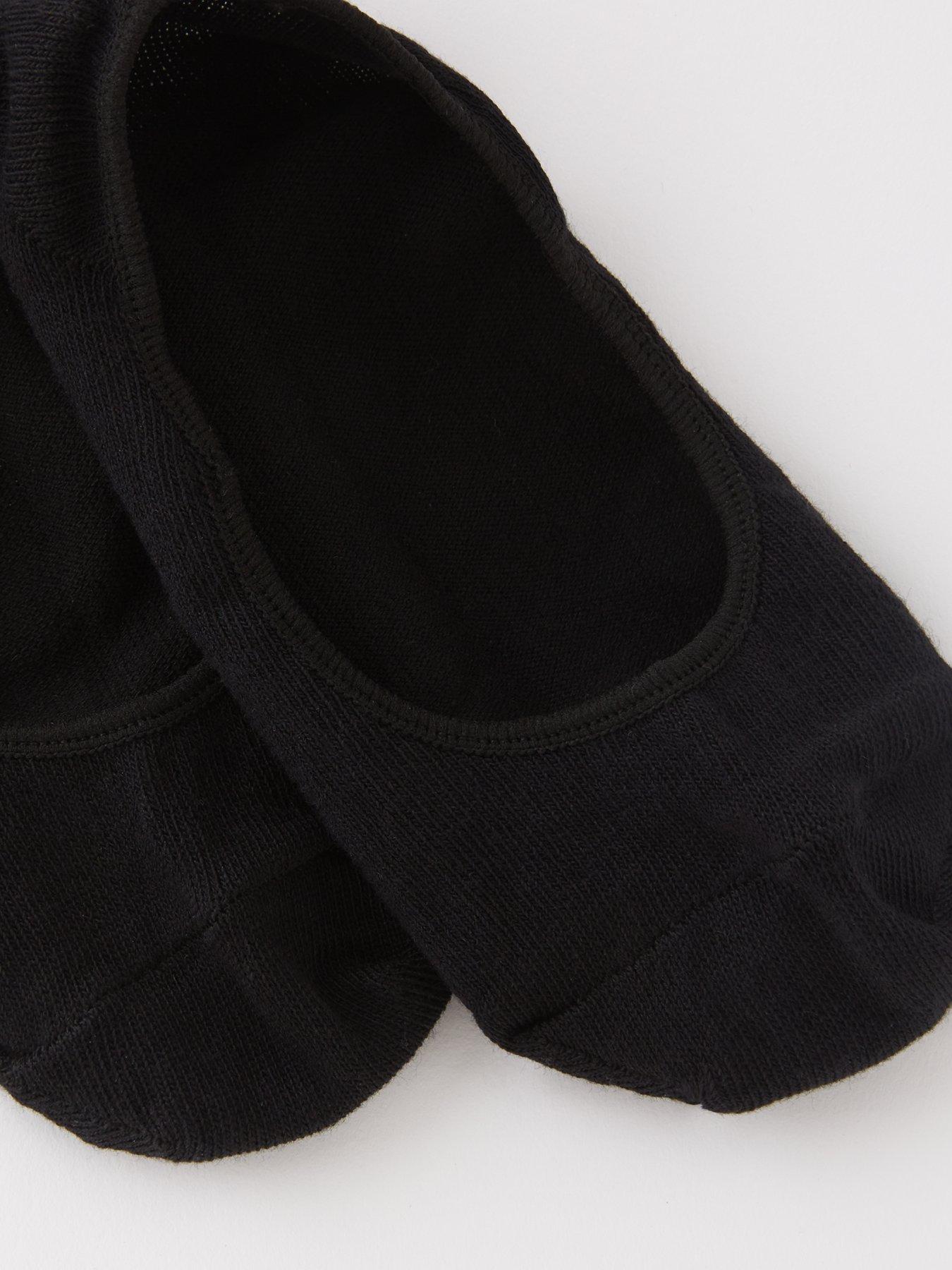 Image 4 of 4 of The Very Collection Womens 3 Pack Heel Grip Invisible Trainer Liners - Black