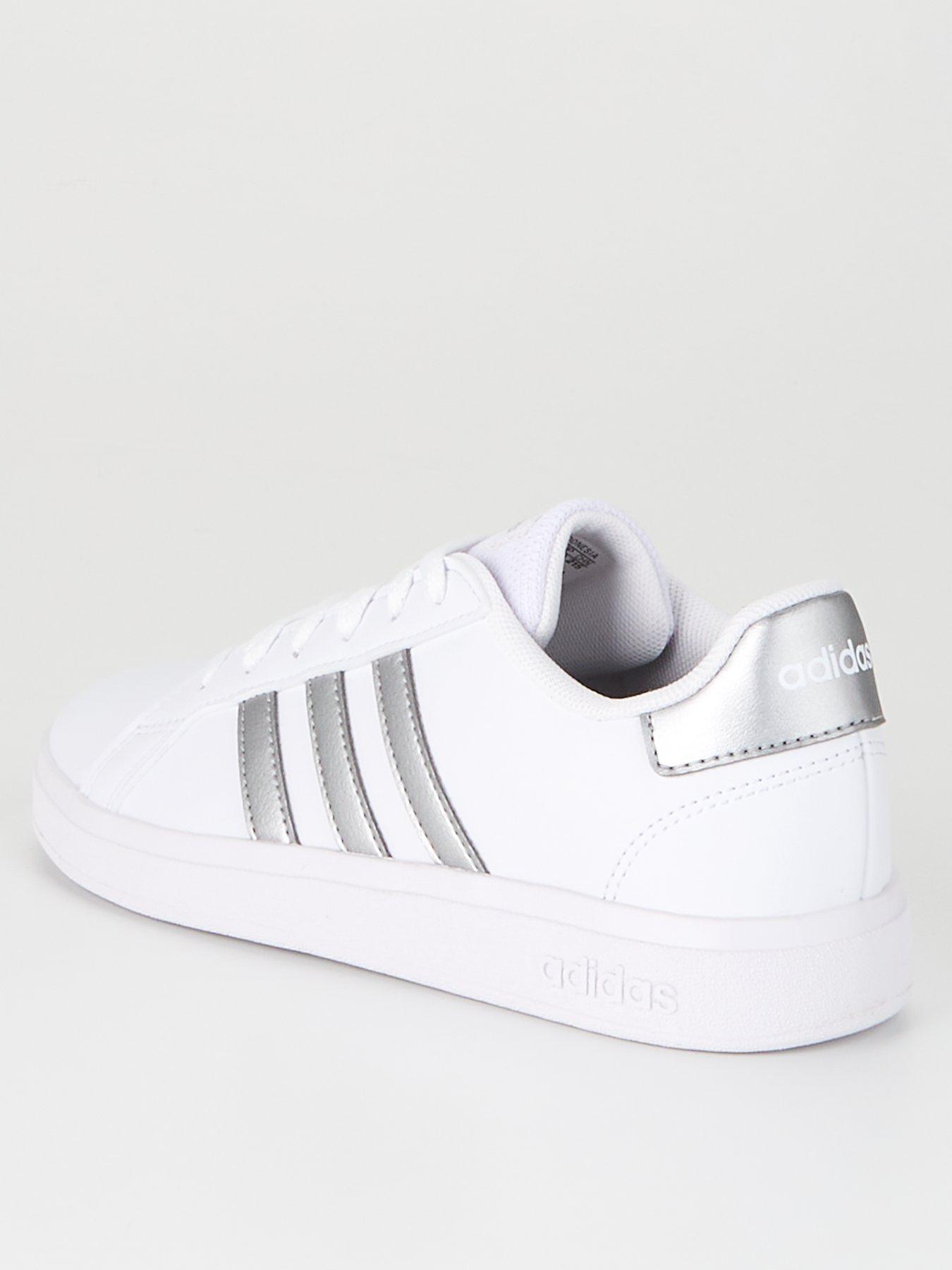 adidas-sportswear-kids-girls-grand-court-20-trainers-whitesilverback