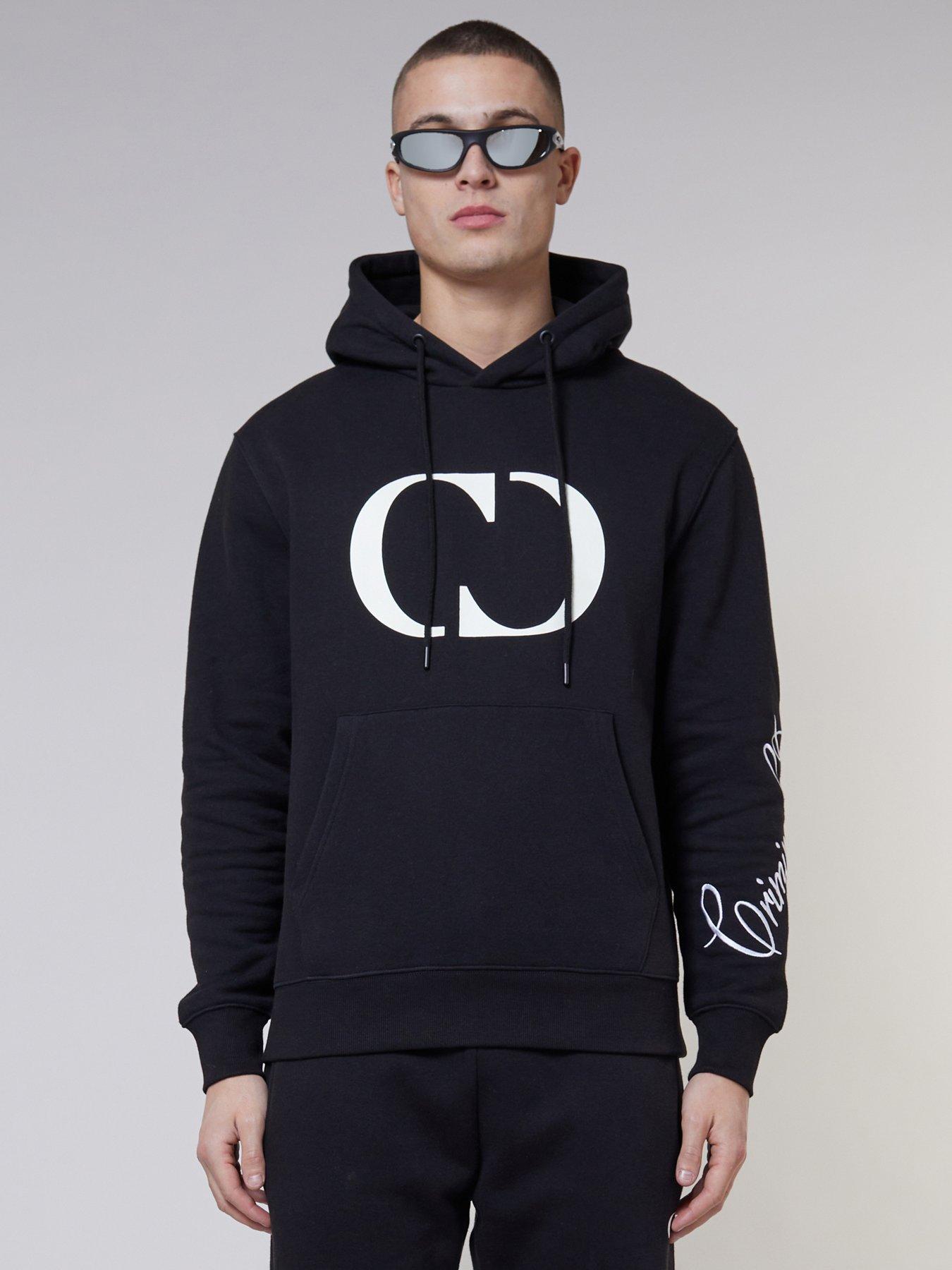 Criminal damage black clearance hoodie