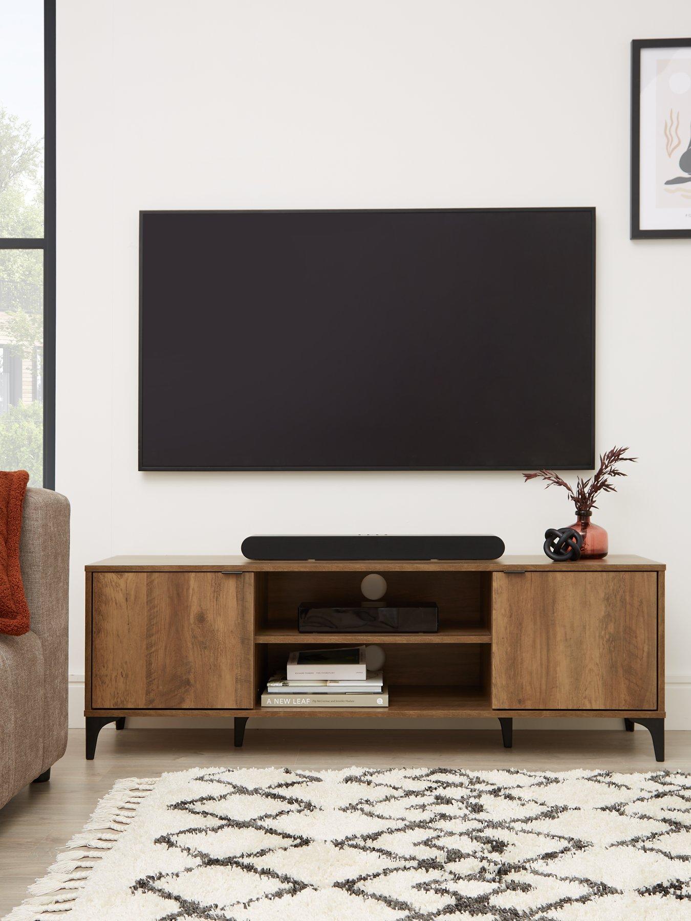 very-home-wakefield-2-door-tvnbspunit-dark-oak--nbspfits-up-to-55-inch