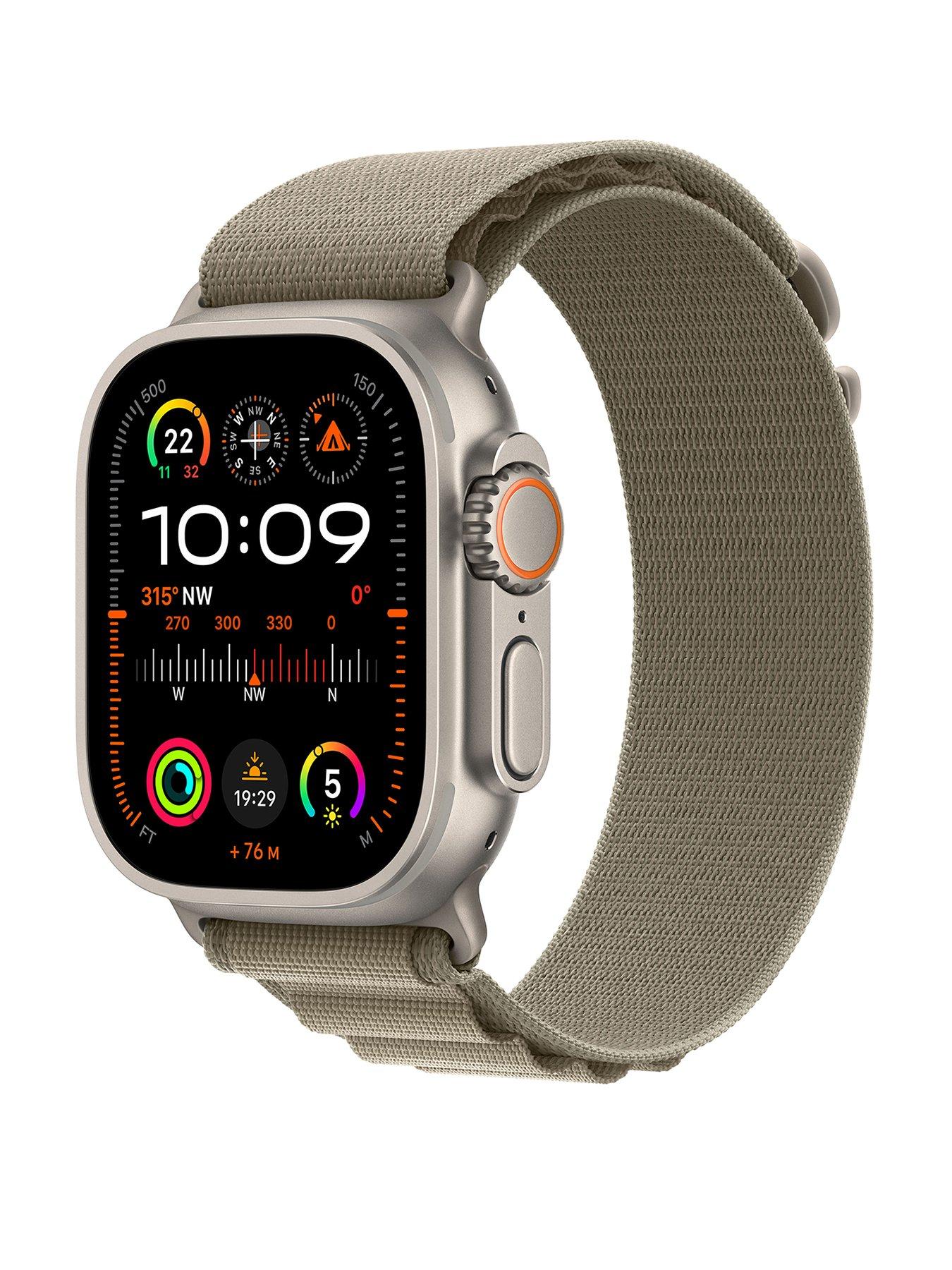 Titanium case apple hot sale watch